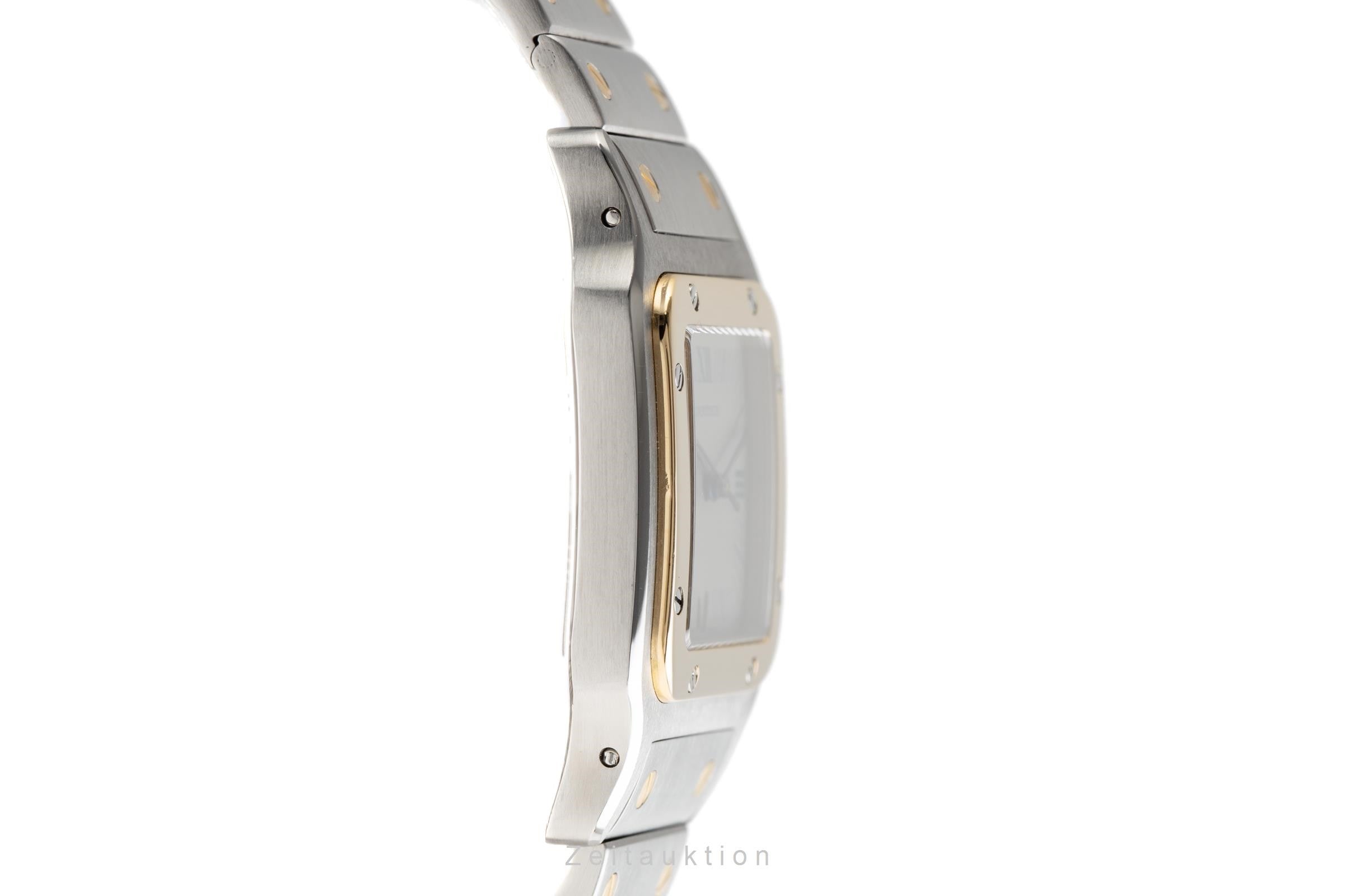 Cartier Santos acier / or  quartz montre pour hommes 187901  [2204332]