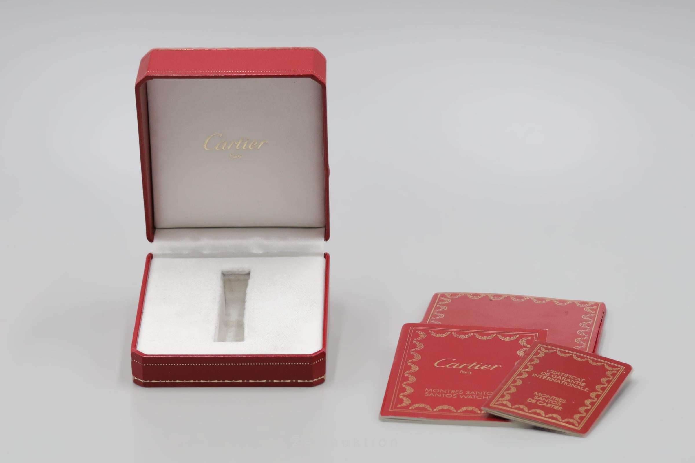 Cartier Santos acier / or  quartz montre pour hommes 187901  [2204332]