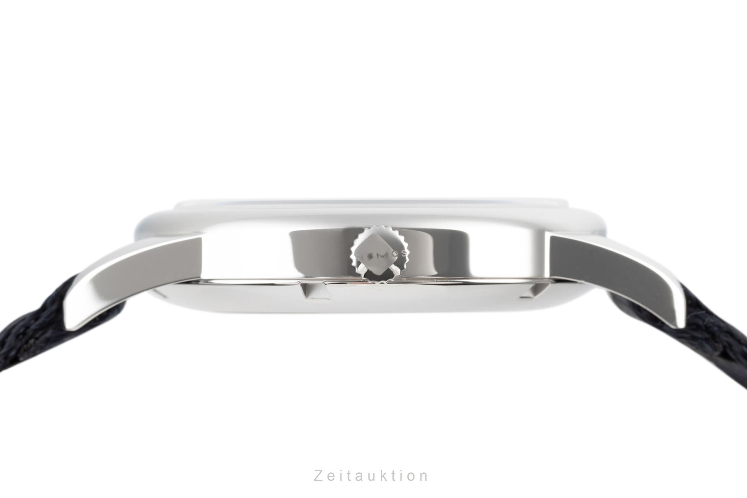 Nomos Glashütte Club Automat Datum Automatik Edelstahl Ref. 775 B&P NP: 2620 € [2204337]