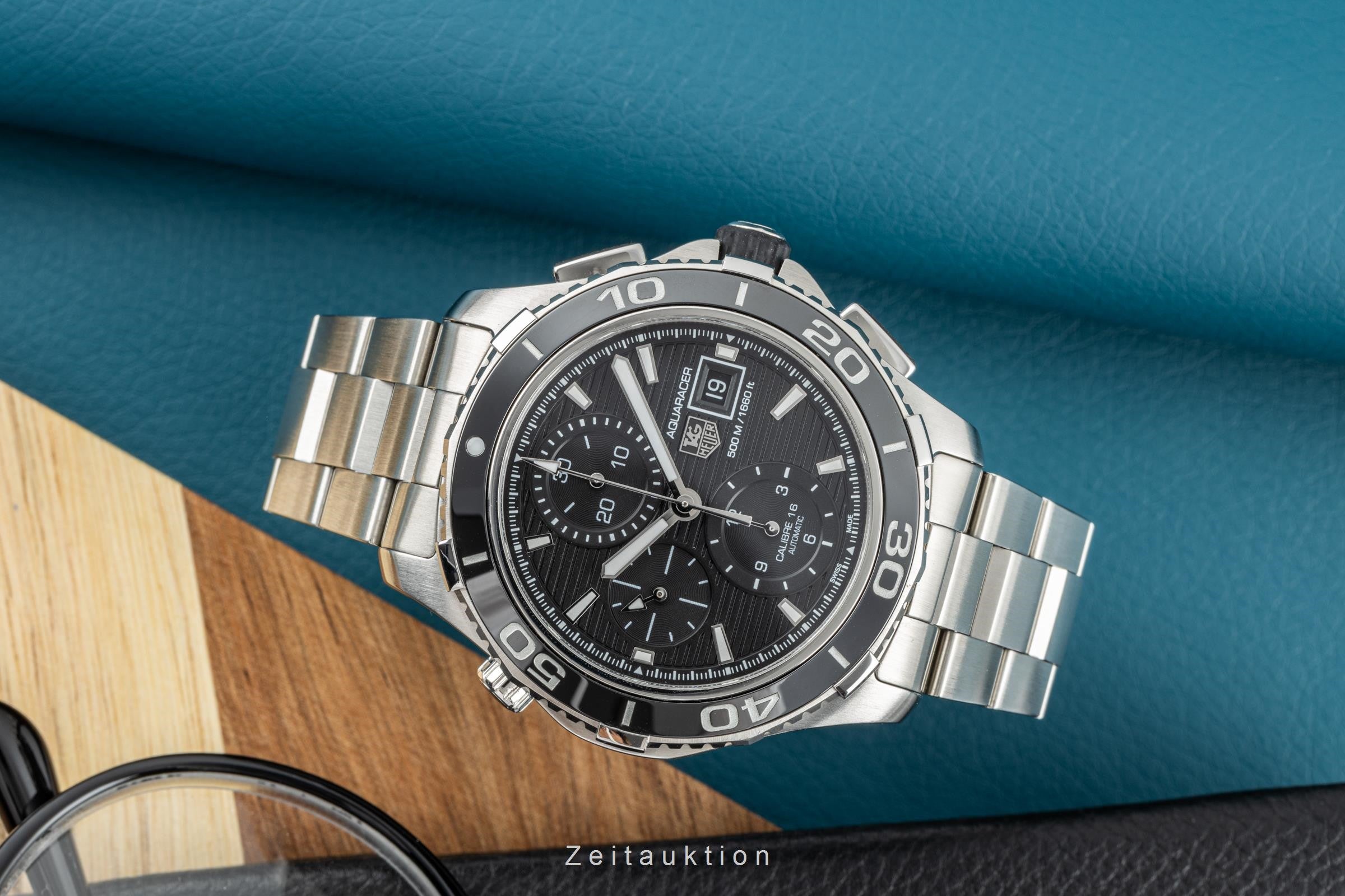 Tag Heuer Aquaracer chronograph steel automatic men's watch CAK2110/BA0833  [2204338]