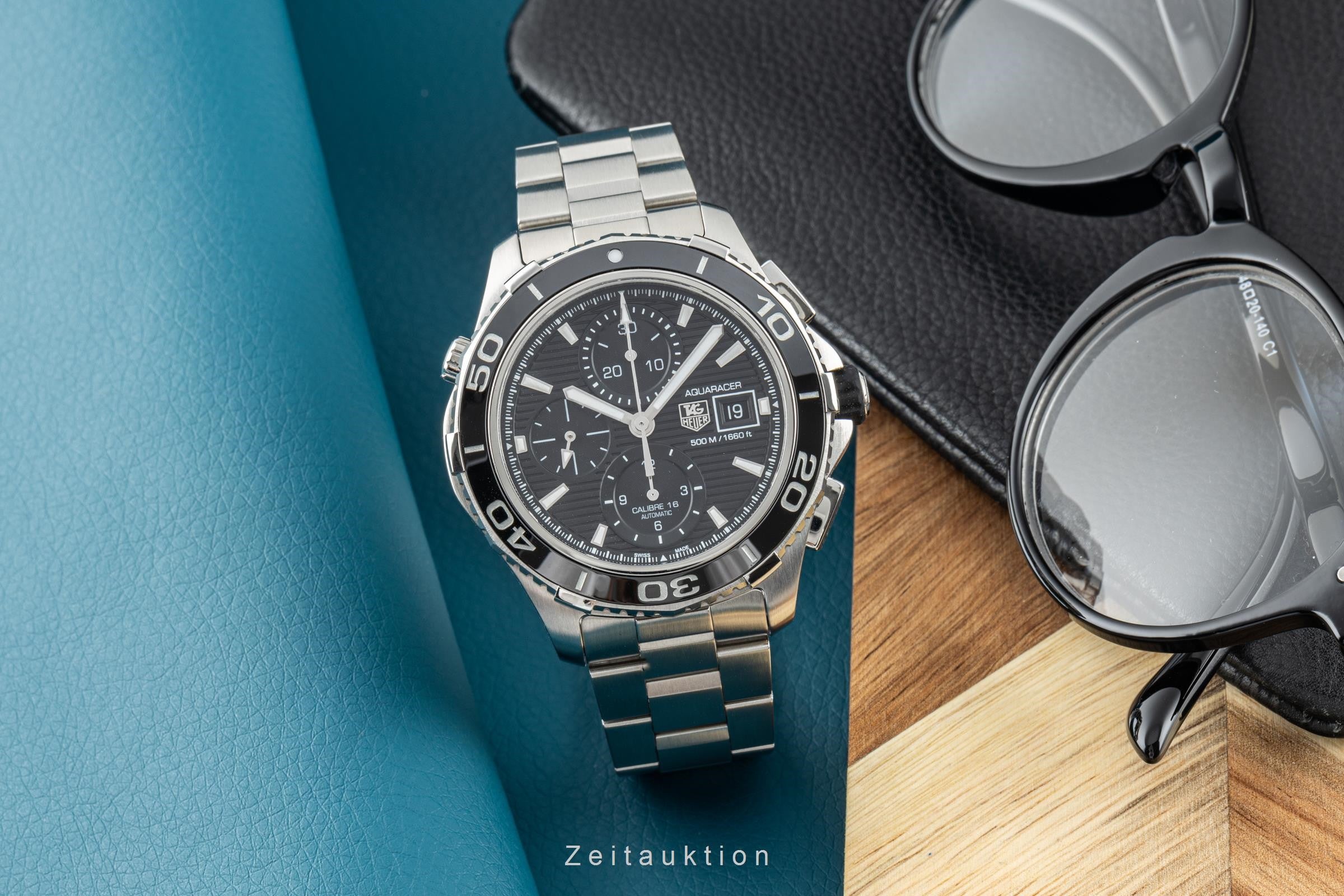 Tag Heuer Aquaracer chronograph steel automatic men's watch CAK2110/BA0833  [2204338]