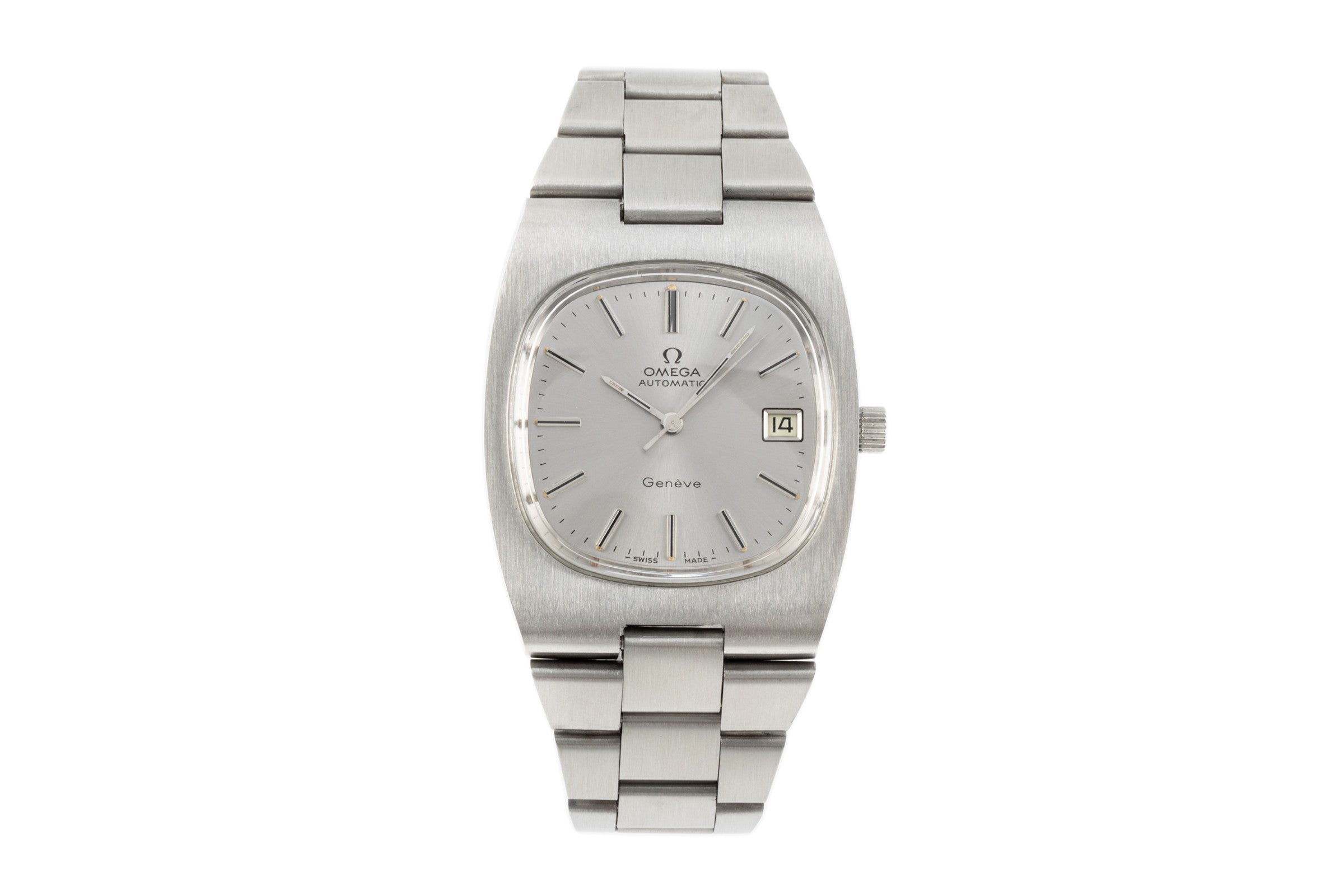 Omega Geneve steel automatic Kal. 1012 Ref. 166.0191, 366.0835