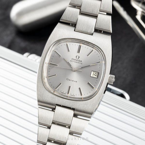 Omega Geneve acciaio automatismo orologio da uomo 166.0191, 366.0835 Vintage  [2204366]