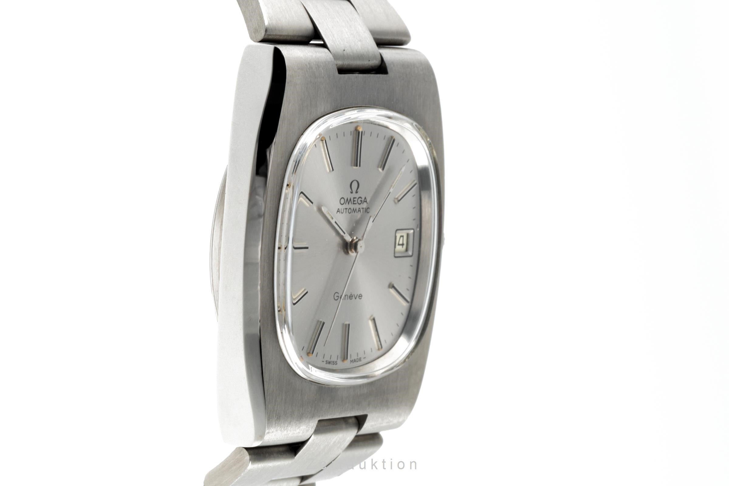 Omega Geneve acciaio automatismo orologio da uomo 166.0191, 366.0835 Vintage  [2204366]