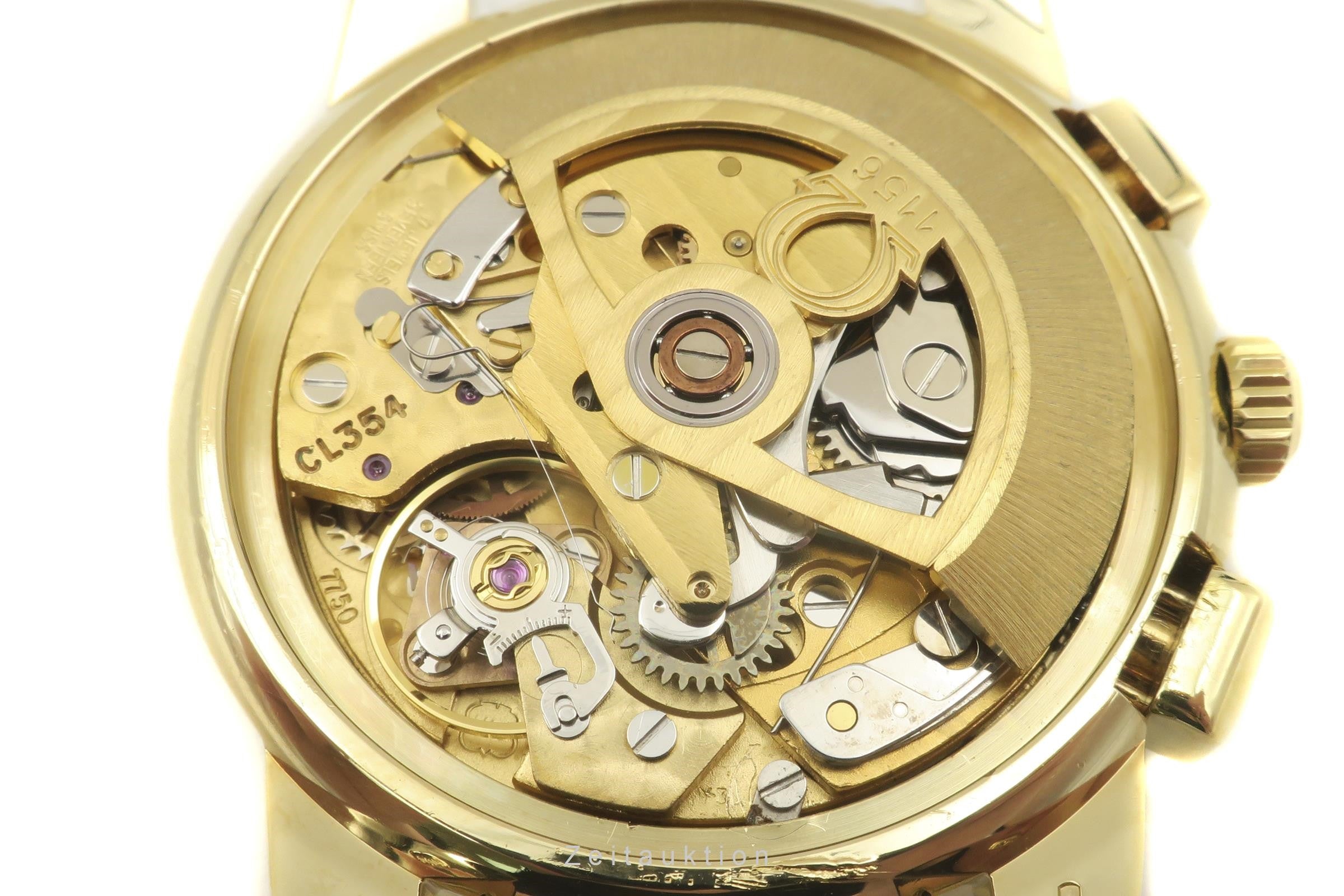 Omega Louis Brandt cronógrafo oro de 18 quilates automático reloj para caballeros 5331.51.00, 175.0500  [2204376]