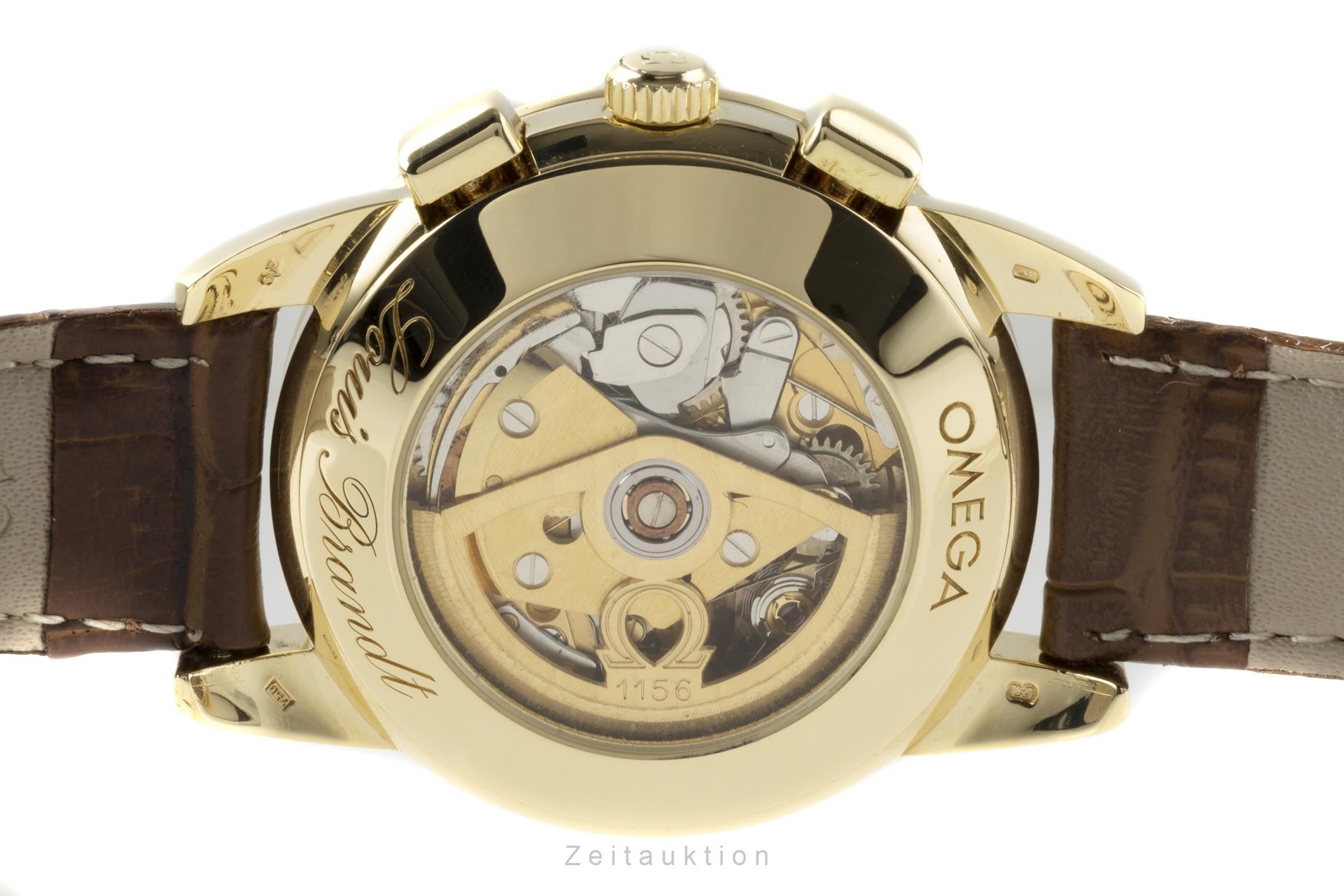 Omega Louis Brandt cronógrafo oro de 18 quilates automático reloj para caballeros 5331.51.00, 175.0500  [2204376]