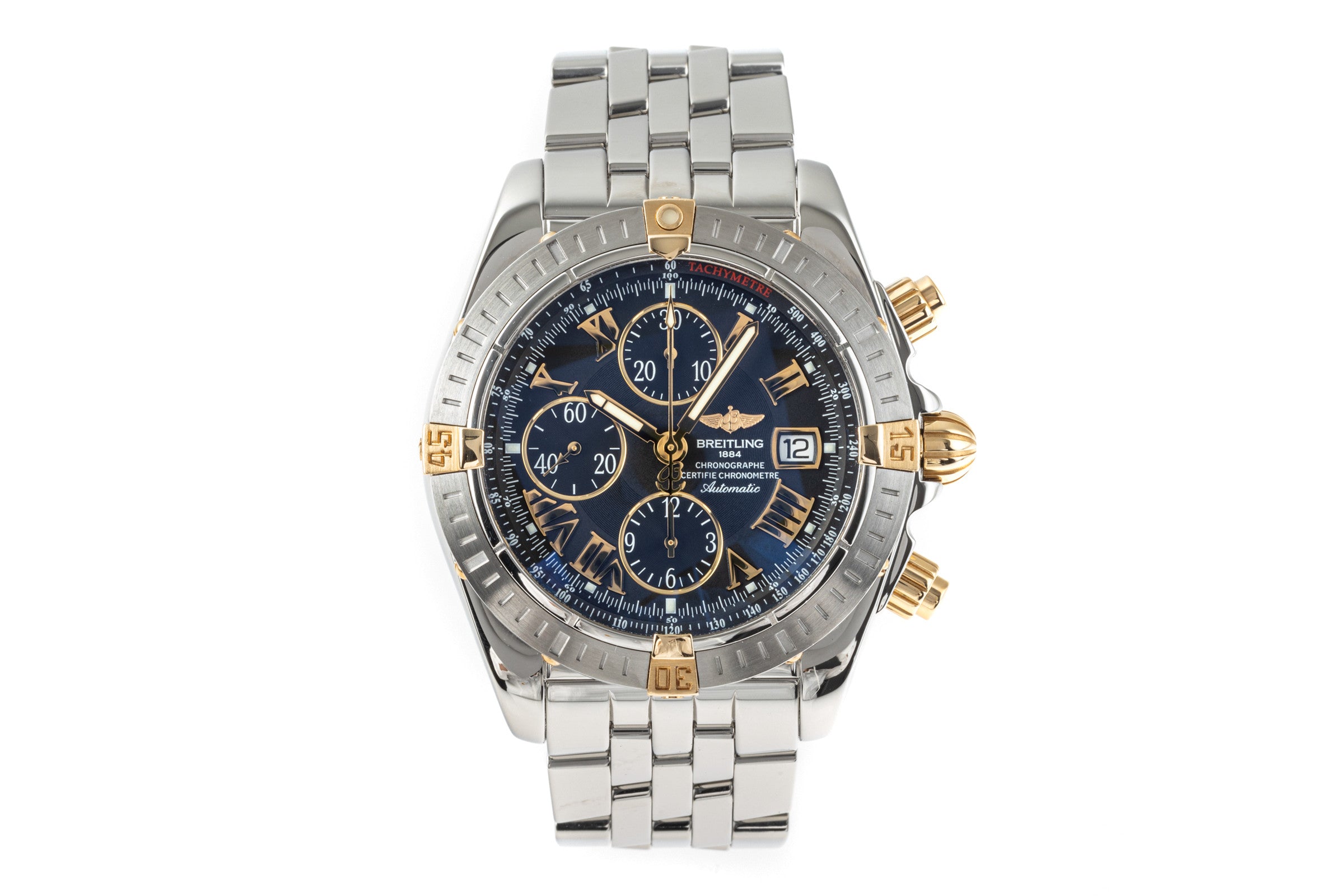 Breitling Chronomat Evolution Chronograph Stahl / Gold Ref. B13356 VP: 9300,- € [2204381]