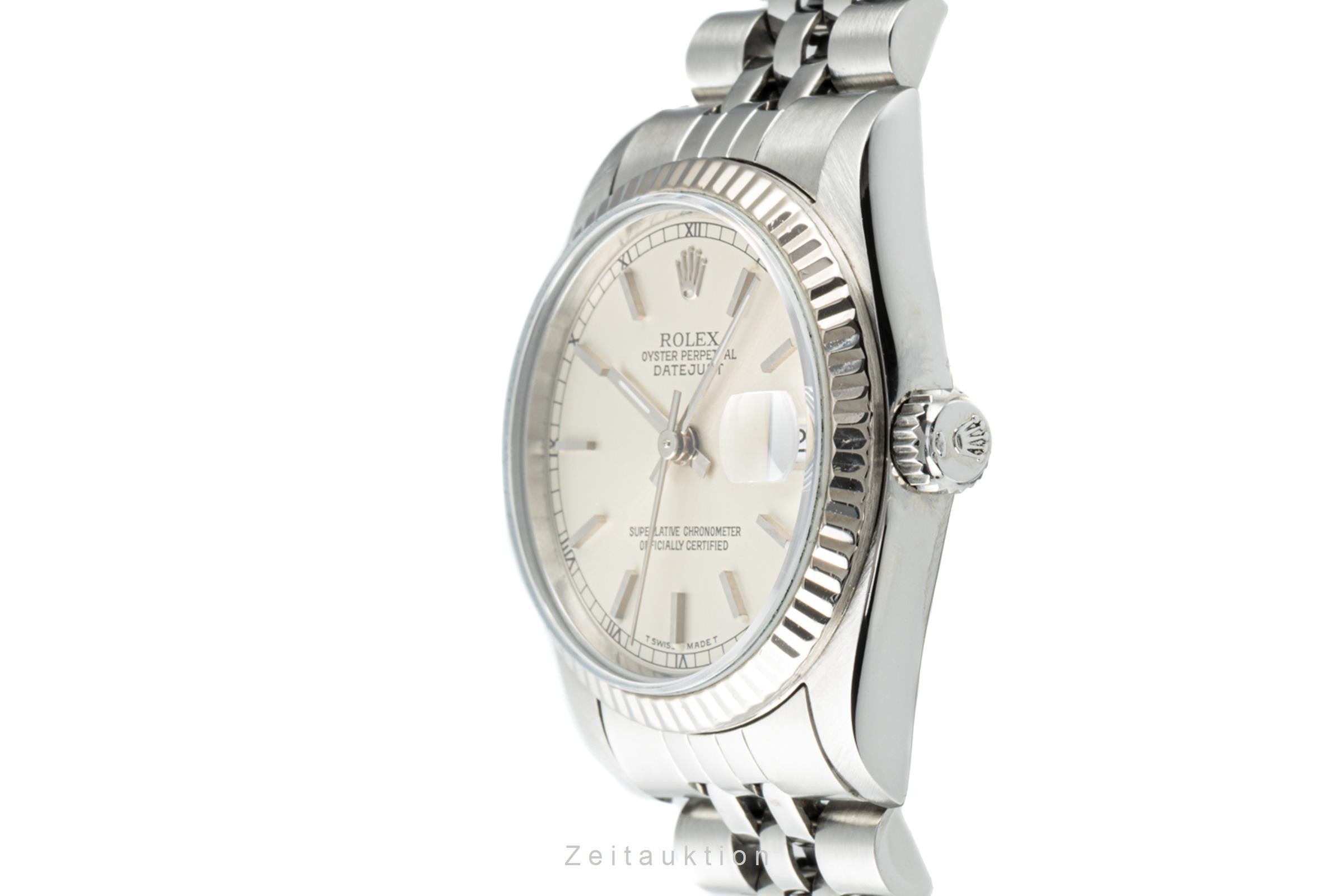 Rolex Datejust acciaio / oro bianco automatismo orologio da donna 68274  [2204468]