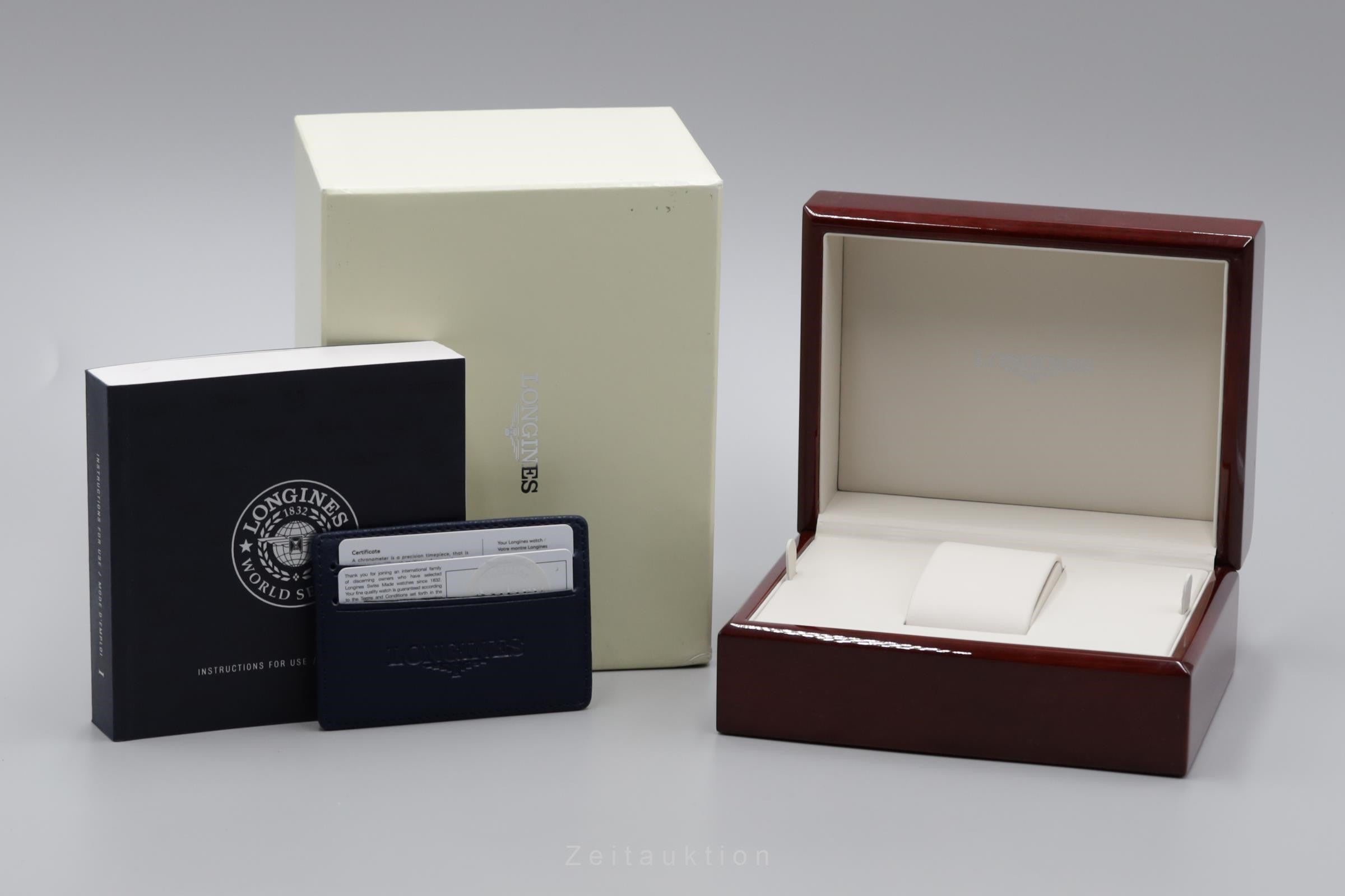 Longines Record steel automatic men's watch L2.820.4.11.6 LP: 2130EUR  [2204497]