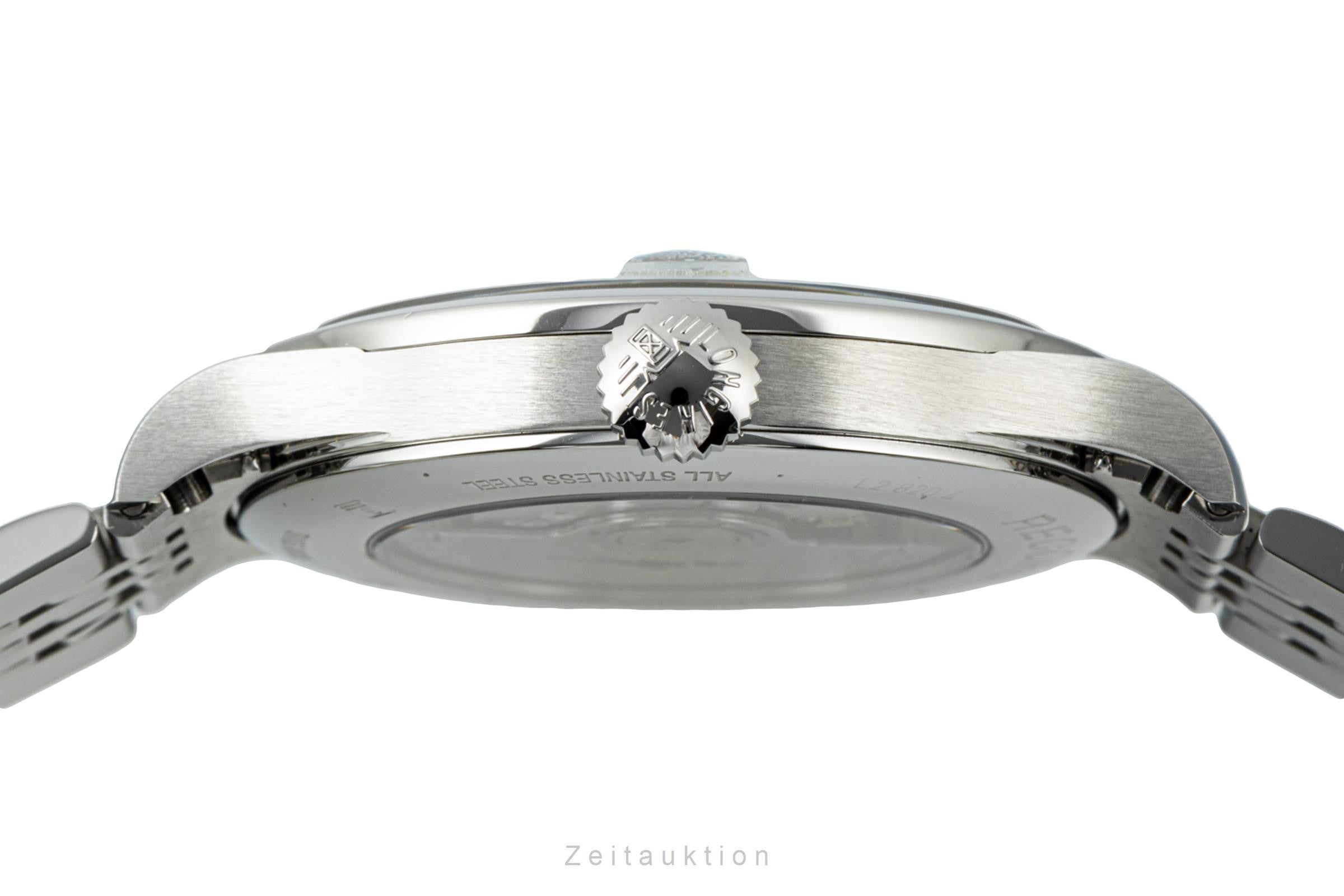 Longines Record steel automatic men's watch L2.820.4.11.6 LP: 2130EUR  [2204497]