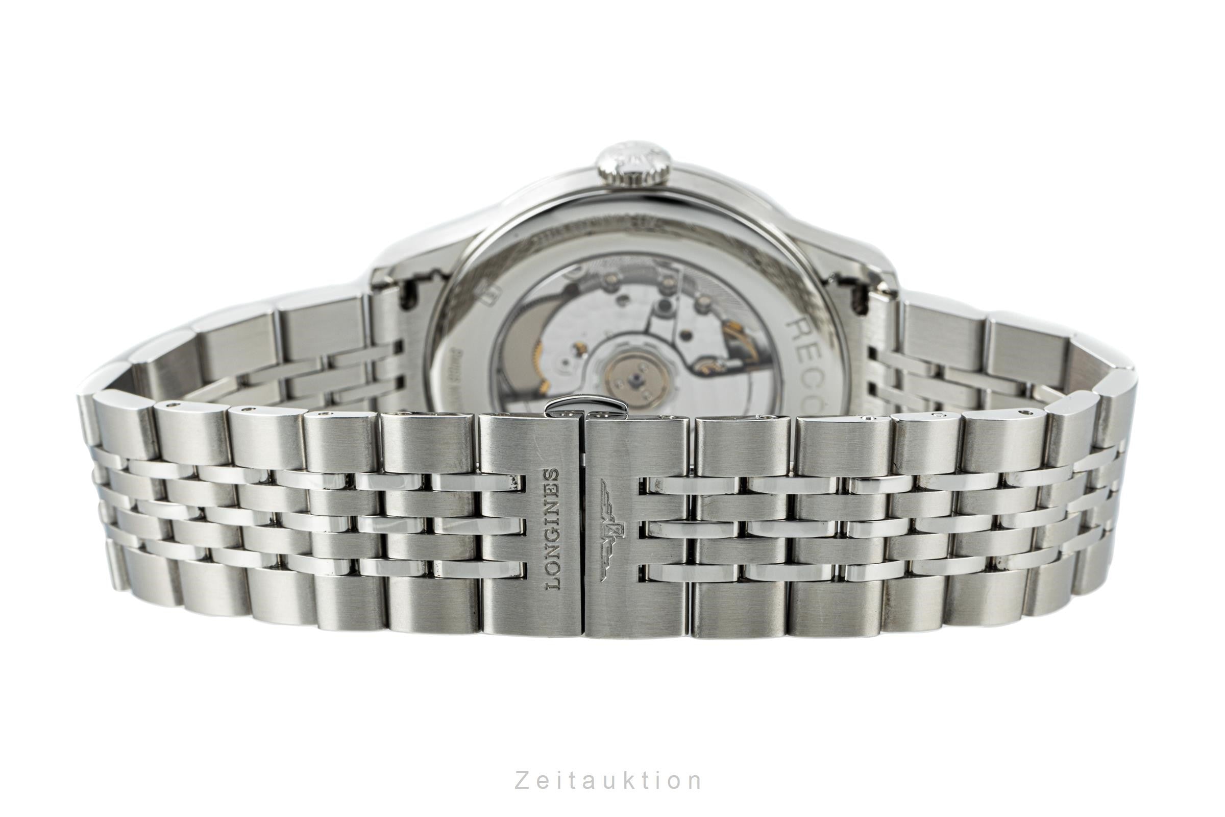 Longines Record steel automatic men's watch L2.820.4.11.6 LP: 2130EUR  [2204497]