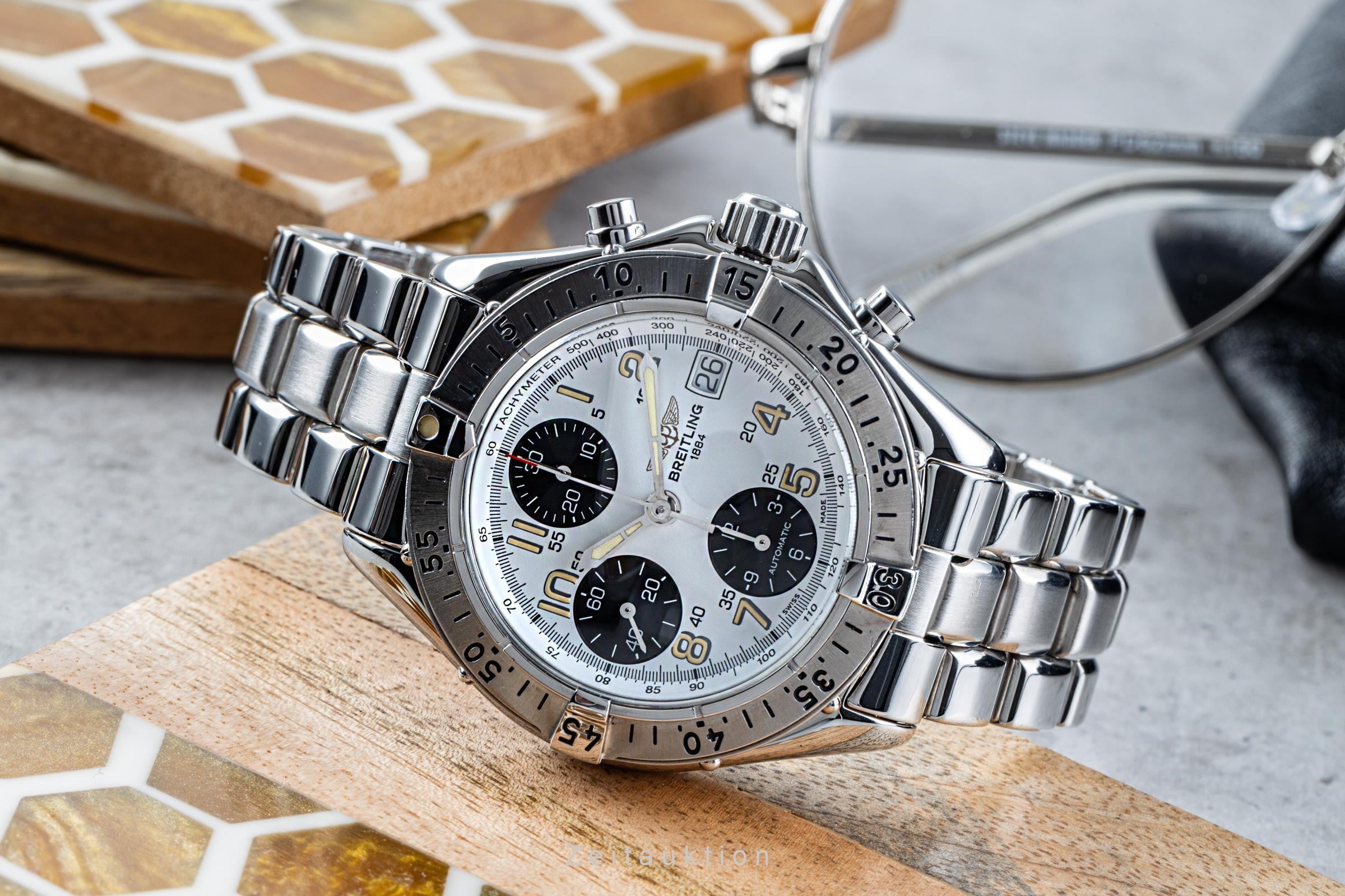 Breitling Colt Chronograph  chronographe acier automatique montre pour hommes A13035.1  [2204505]