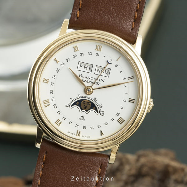Blancpain Villeret 18 ct gold automatic 193A 6595-1418