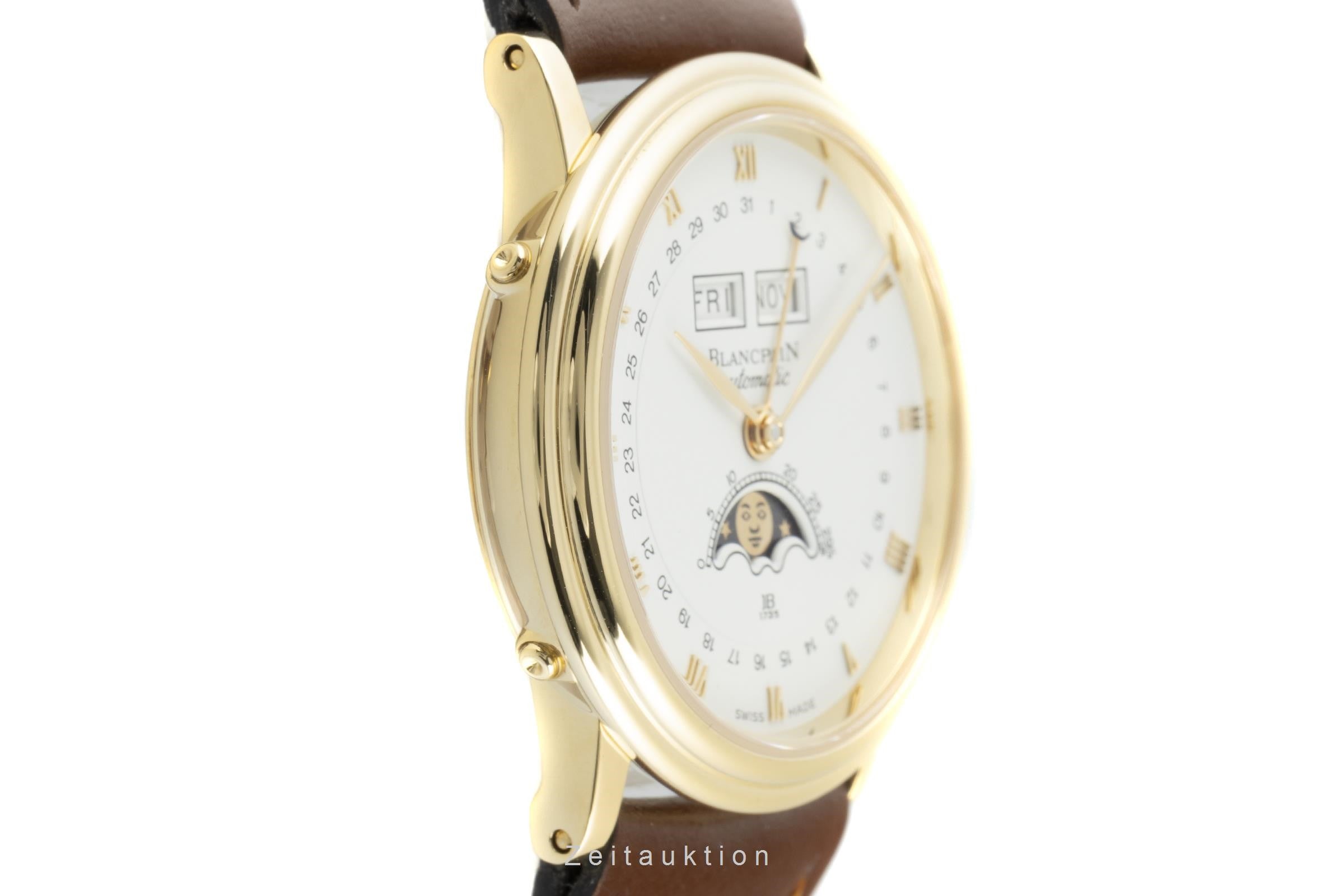 Blancpain Villeret 18 ct gold automatic men's watch 6595-1418-58  [2204530]