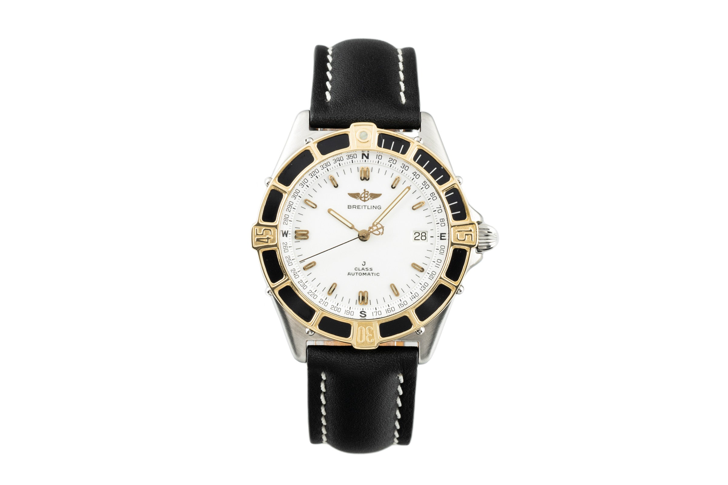 Breitling J-Class Stahl / Gold Automatik Datum Herrenuhr Ref. 80250 [2204547]