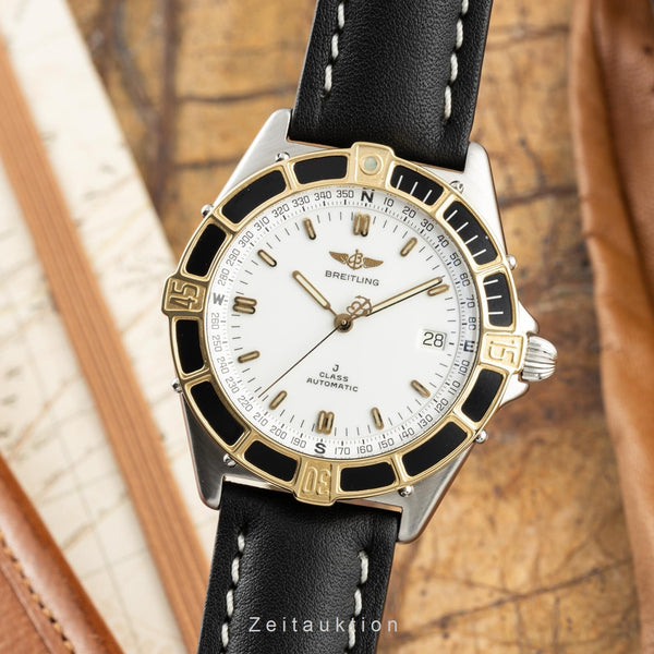 Breitling J-Class Stahl / Gold Automatik Datum Herrenuhr Ref. 80250 [2204547]