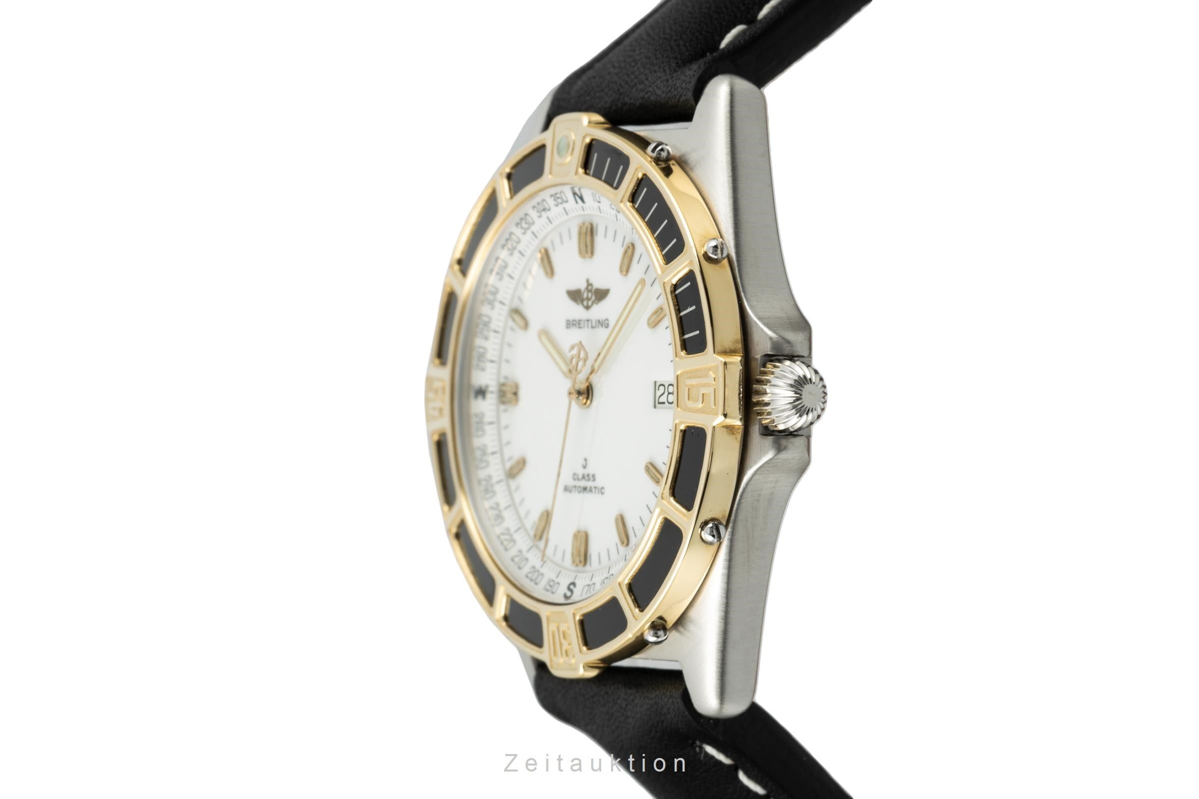 Breitling J-Class Stahl / Gold Automatik Datum Herrenuhr Ref. 80250 [2204547]