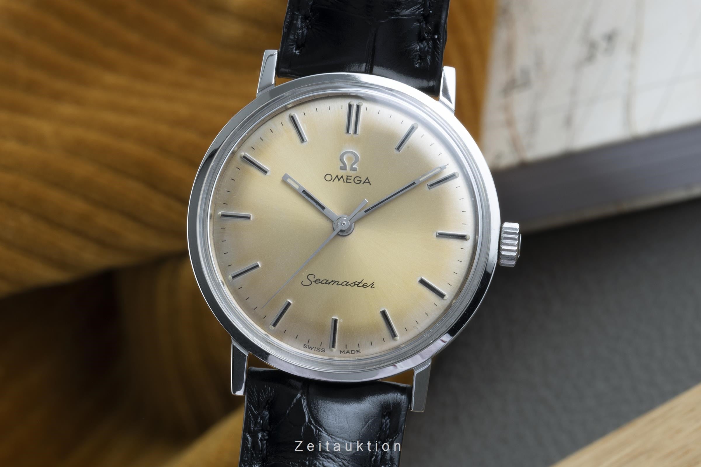 Omega Seamaster steel manual winding men's watch 135.018 Vintage  [2204563]