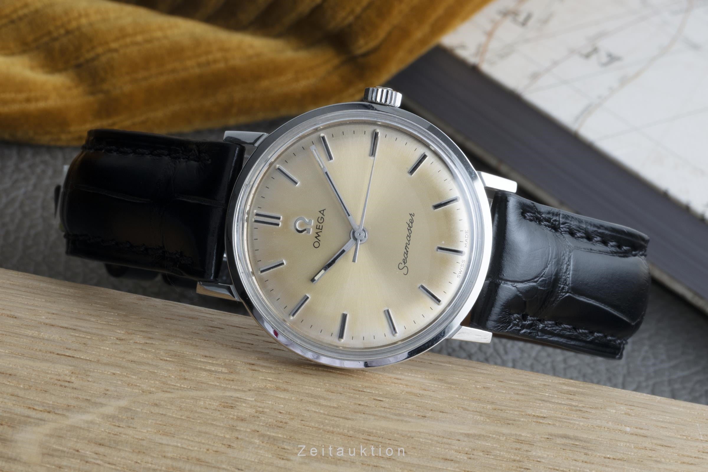 Omega Seamaster acero cuerda manual reloj para caballeros 135.018 Vintage  [2204563]