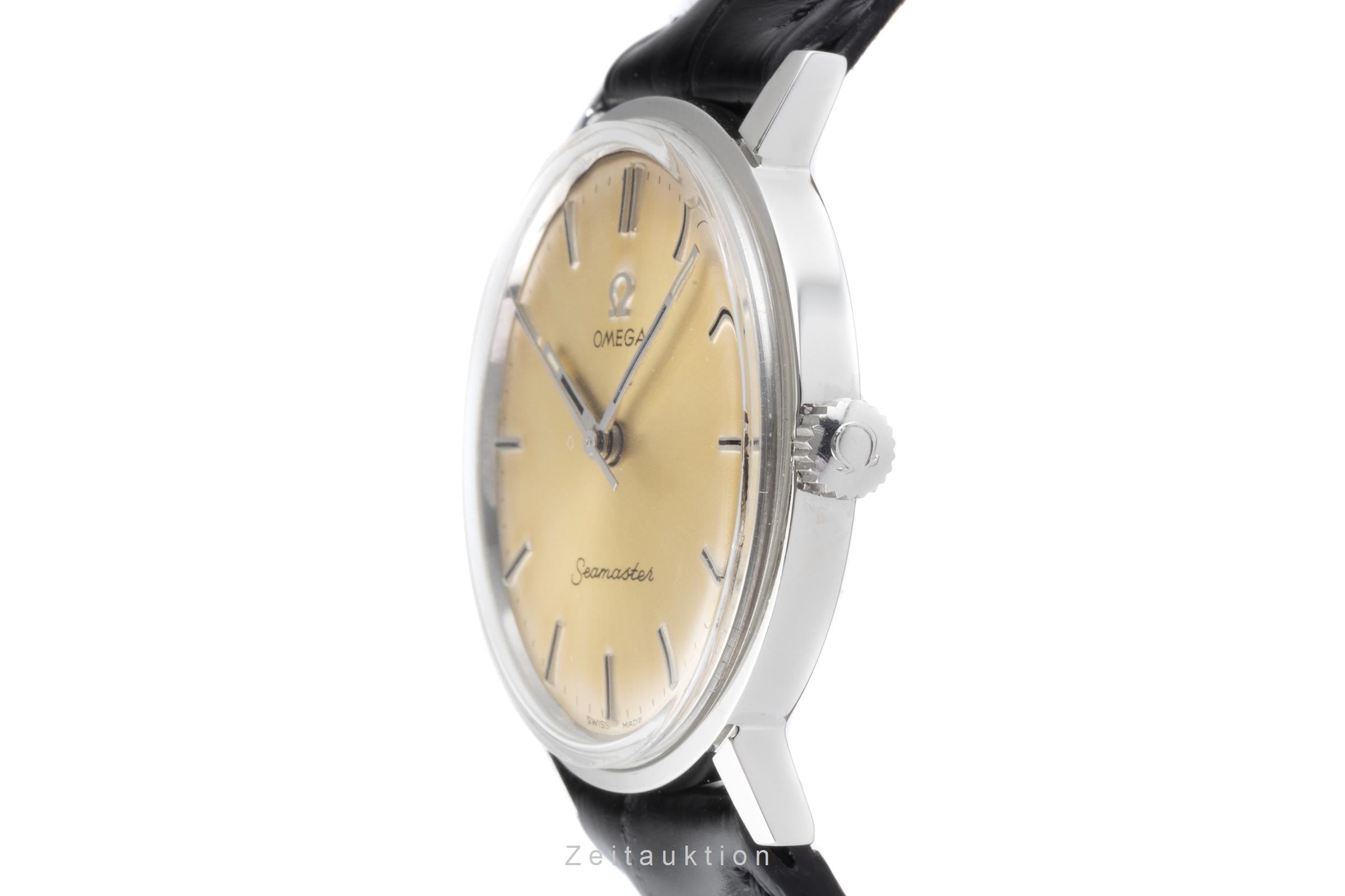 Omega Seamaster acero cuerda manual reloj para caballeros 135.018 Vintage  [2204563]