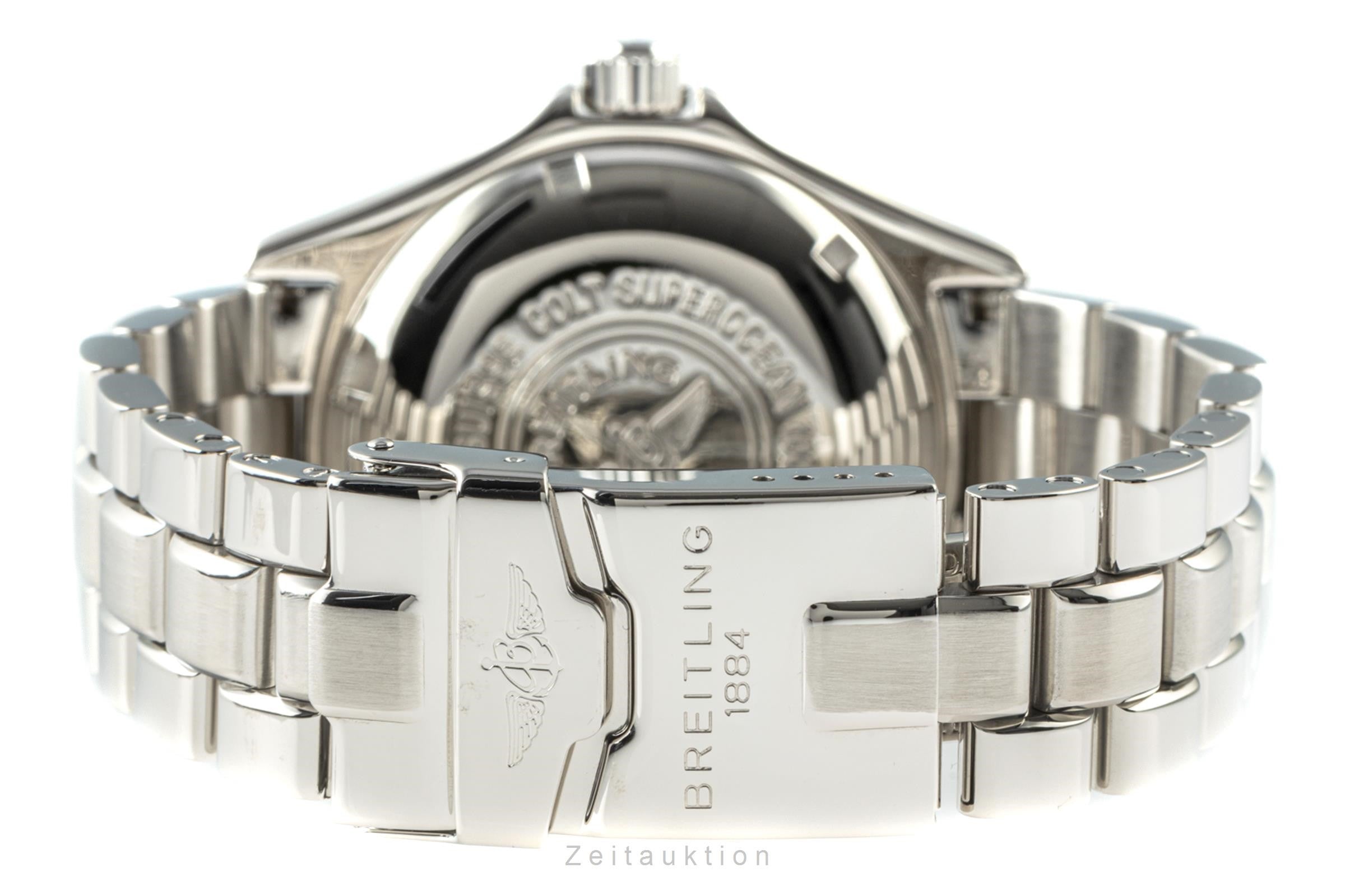 Breitling Superocean acciaio automatismo orologio da tasca A17040  [2204568]