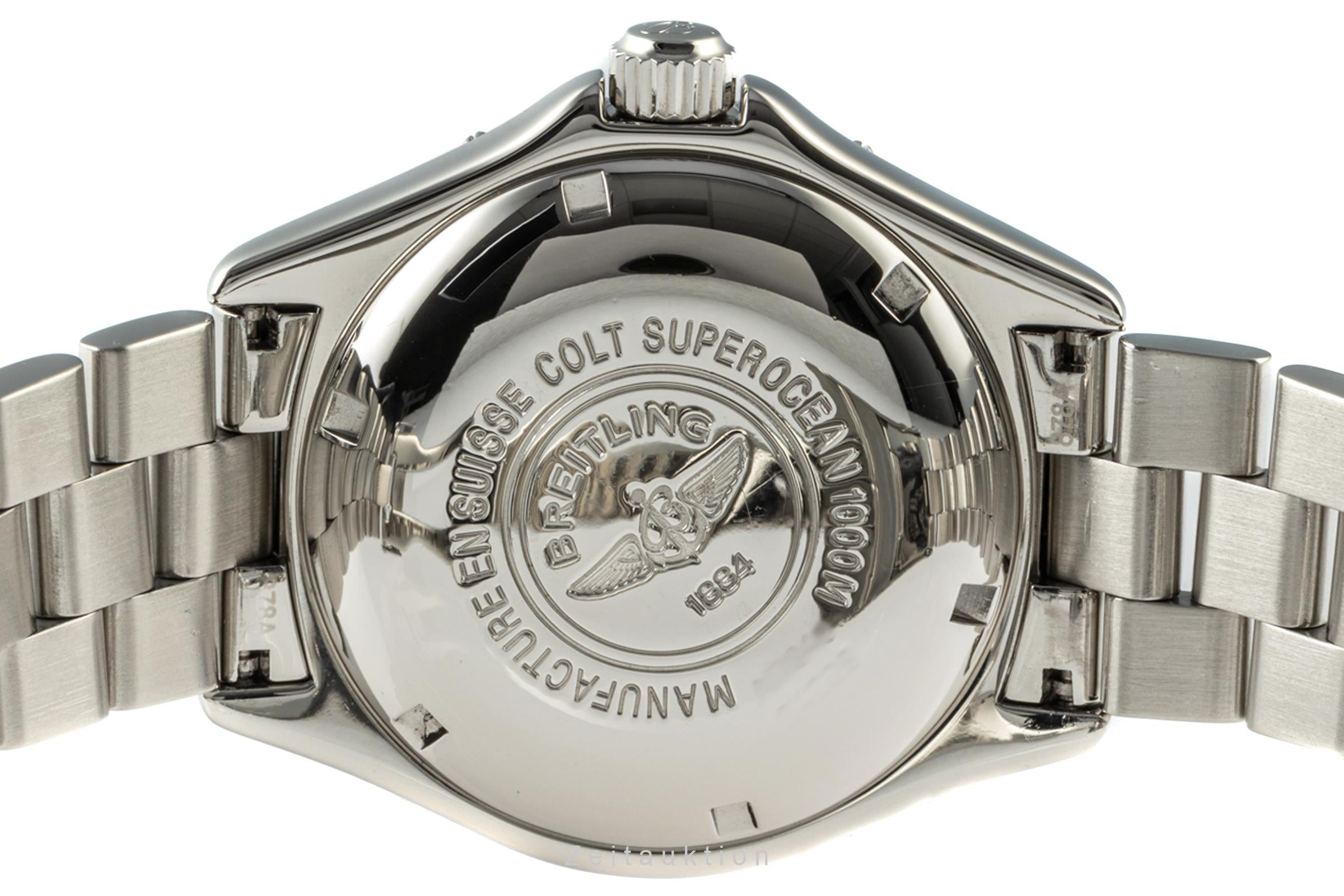 Breitling Superocean acciaio automatismo orologio da tasca A17040  [2204568]