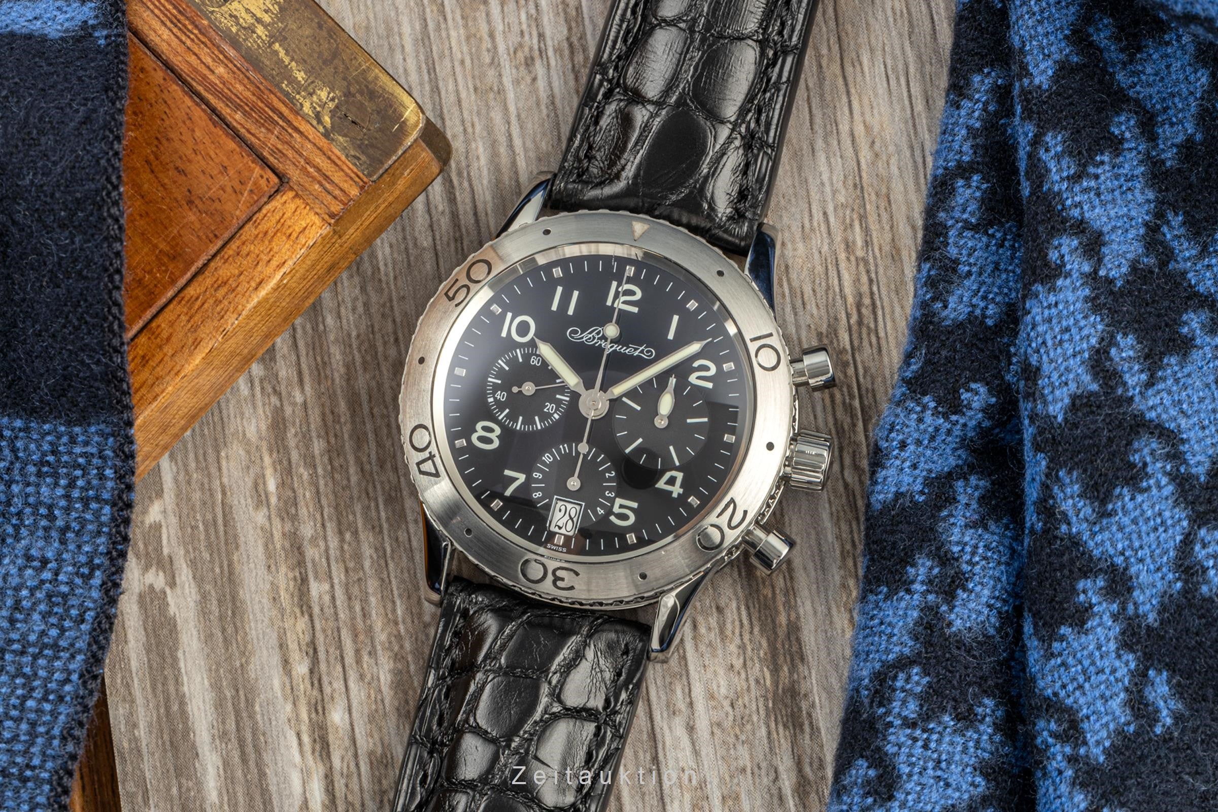 Breguet Type XX chronograph steel automatic men's watch 3820  [2204577]