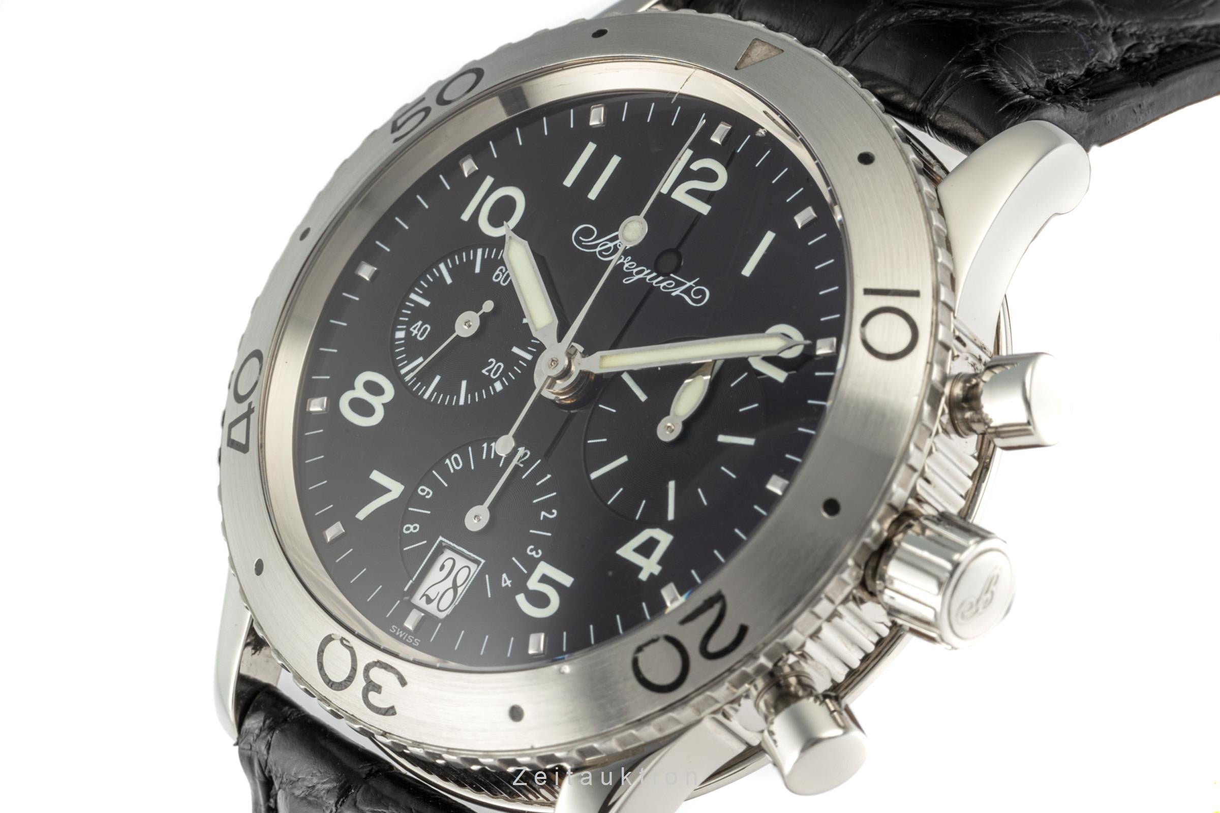 Breguet Type XX chronograph steel automatic men's watch 3820  [2204577]
