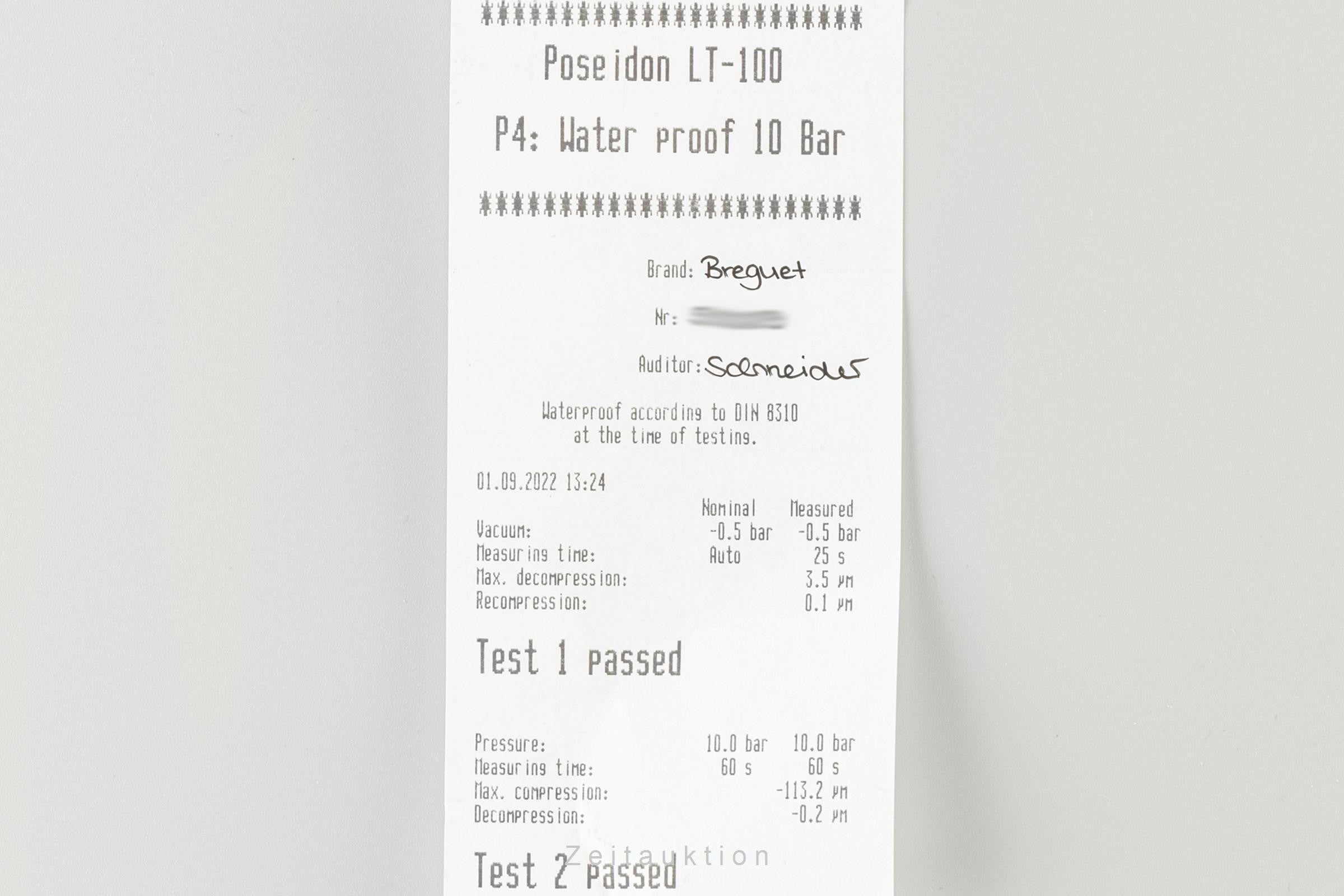 Breguet Type XX chronograph steel automatic men's watch 3820  [2204577]