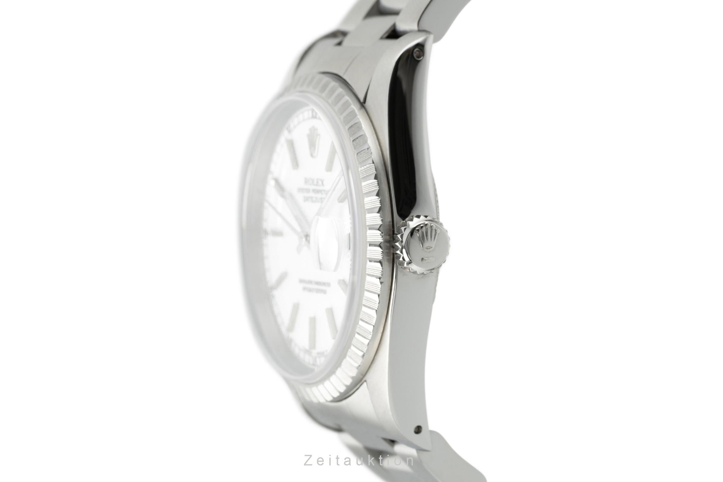 Rolex Datejust acciaio automatismo orologio da uomo 16220  [2204589]