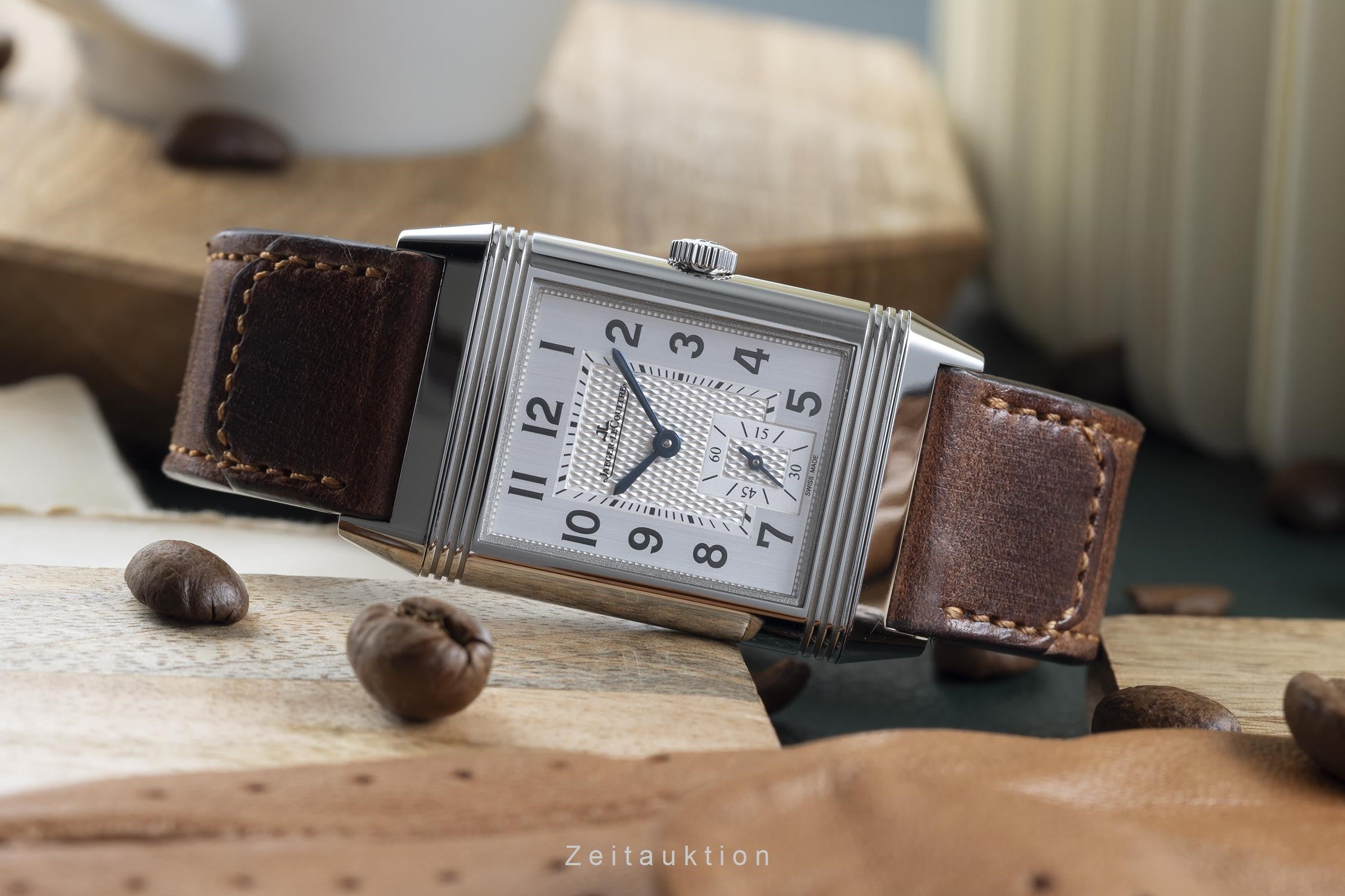 Jaeger LeCoultre Reverso steel manual winding men's watch Q2438522, 313.8.62  [2204608]