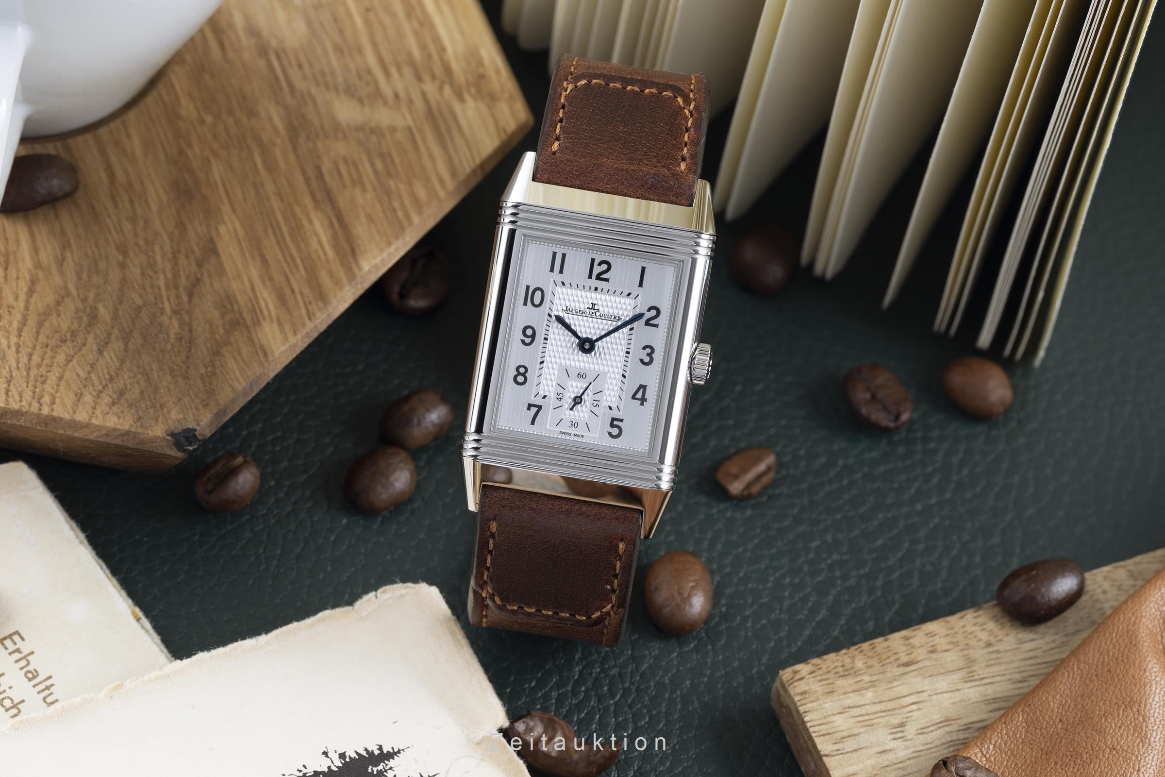 Jaeger LeCoultre Reverso steel manual winding men's watch Q2438522, 313.8.62  [2204608]