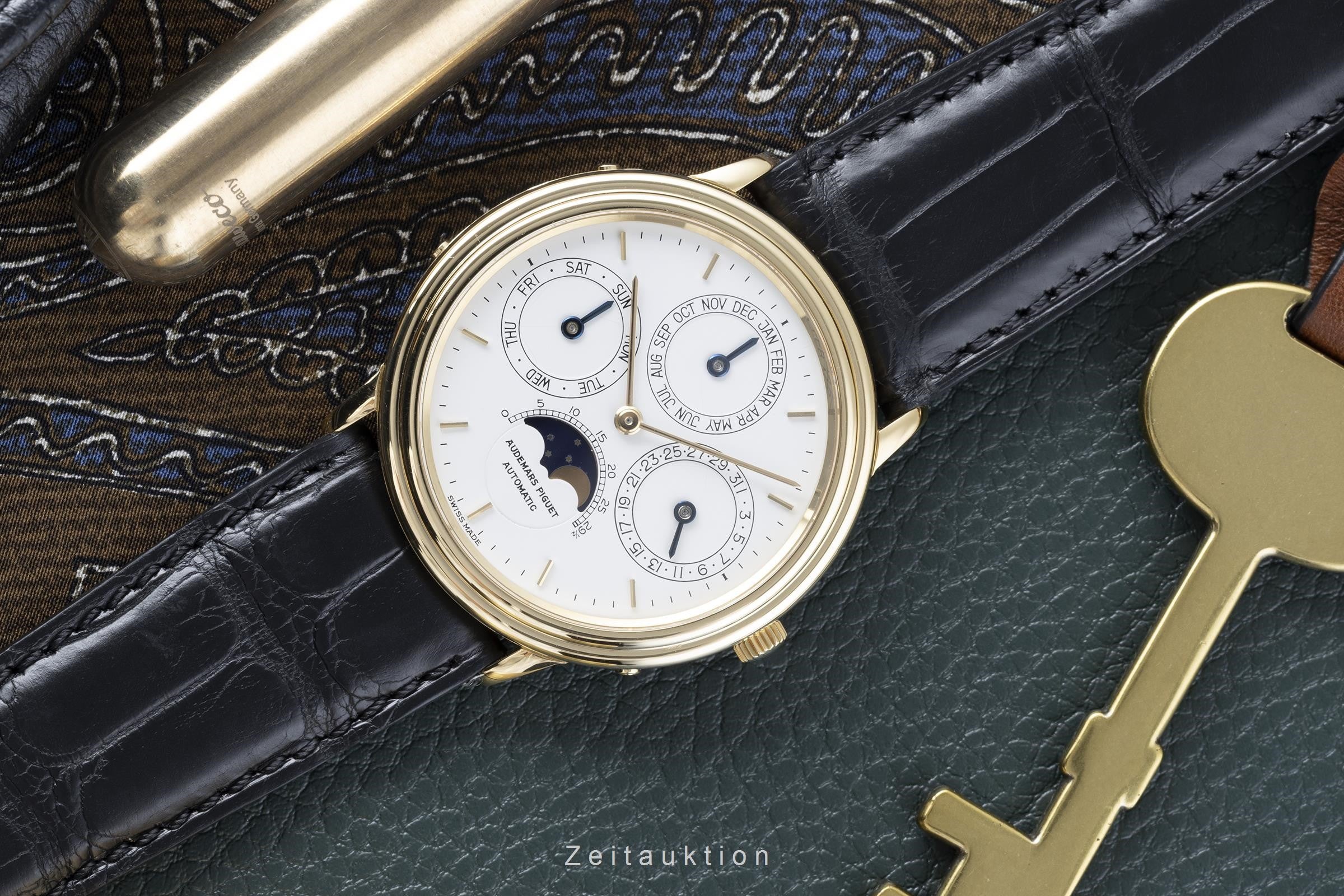 Audemars Piguet Quantieme Perpetual Calendar 18K Gold Automatik Herrenuhr 25548 [2204661]