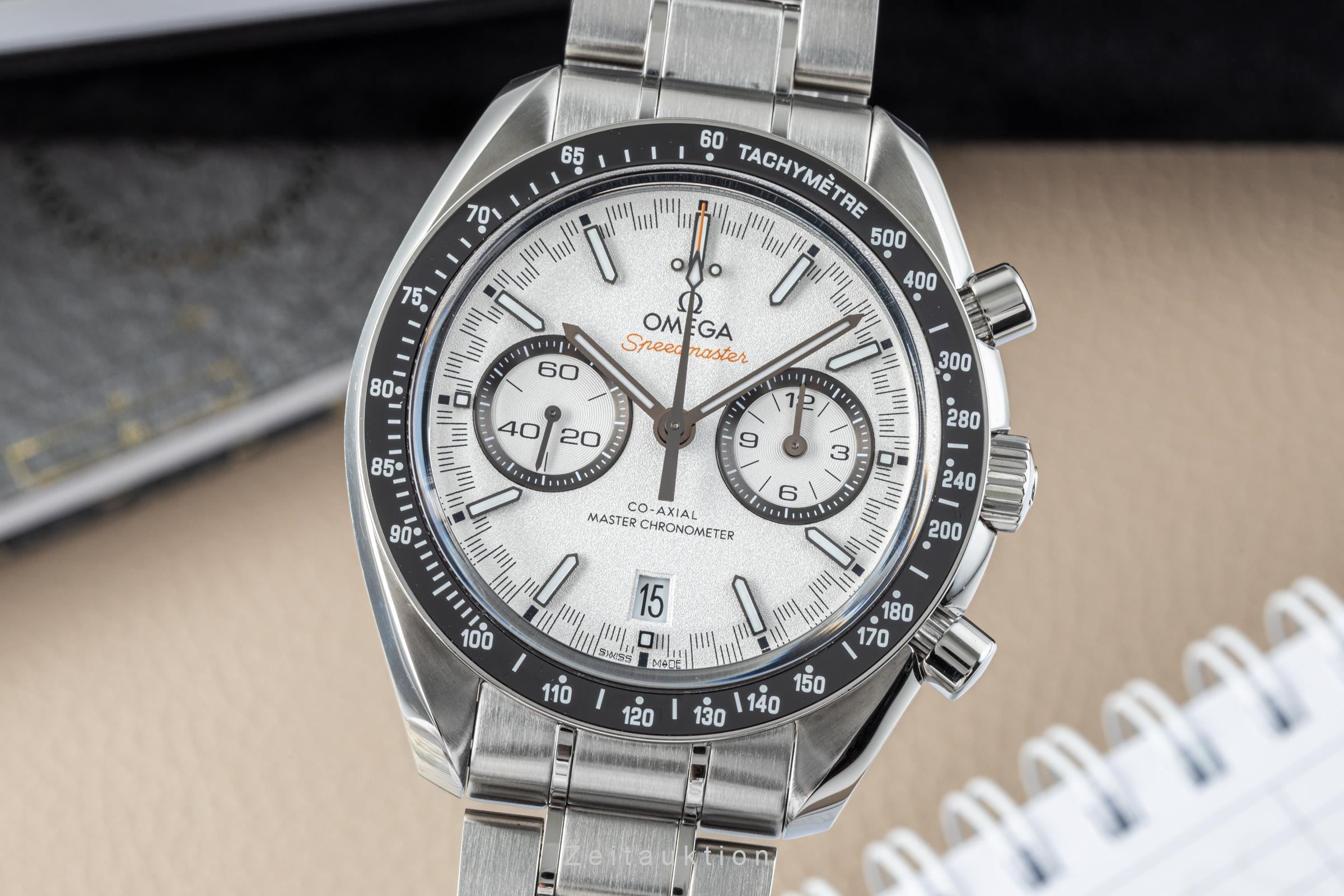 Omega Speedmaster chronograph steel automatic men's watch 329.30.44.51.04.001 LP: 9100EUR  [2204671]