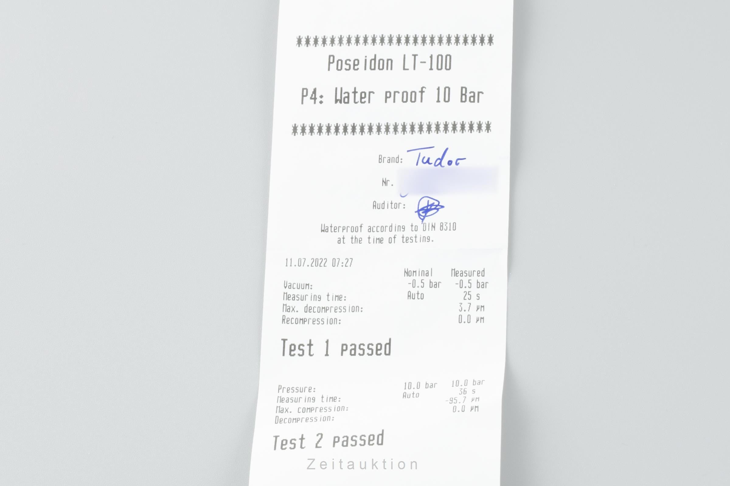 Tudor Heritage Advisor Automatik Titan Herrenuhr Ref. 79620T Box & Papiere 2022 [2204691]