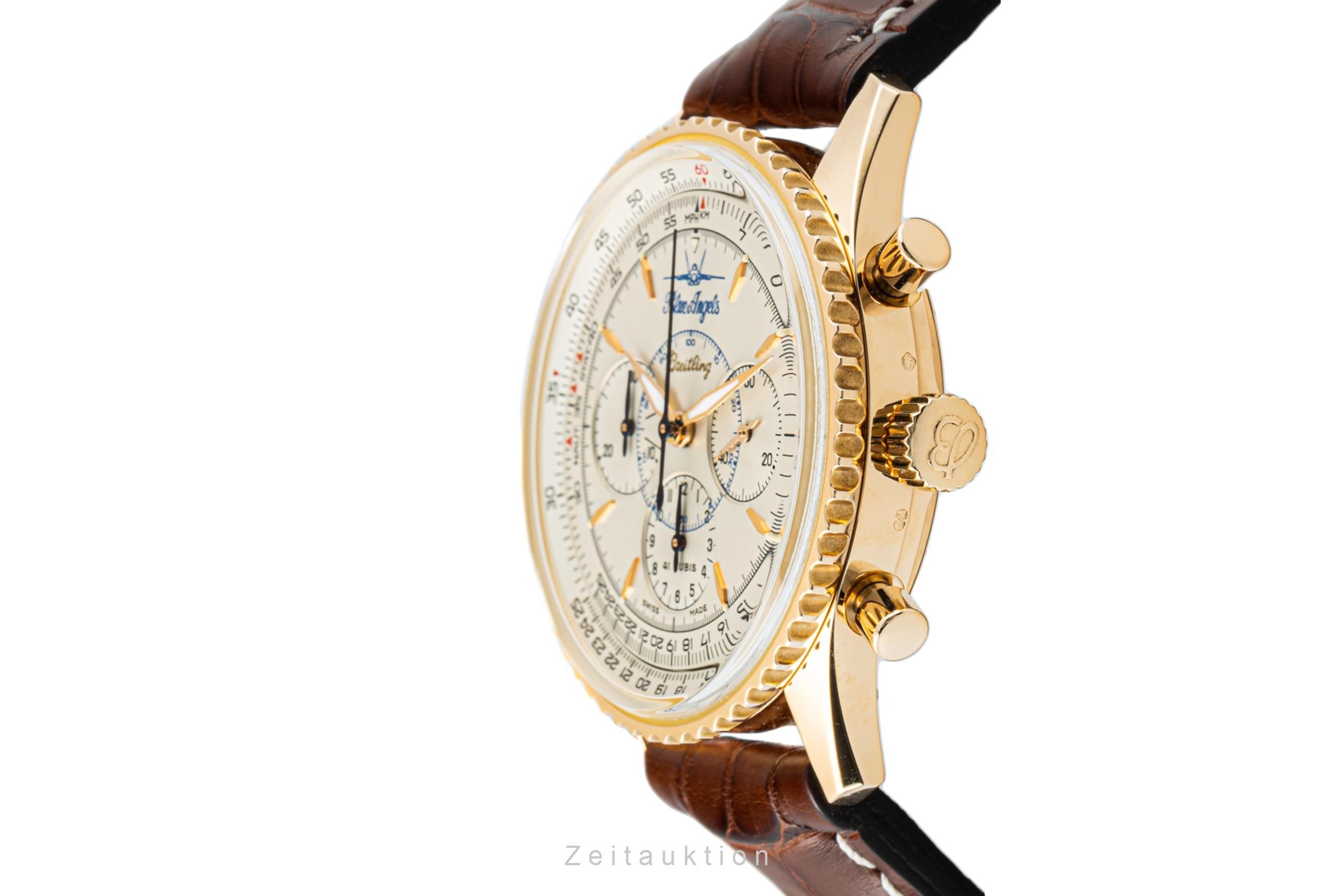 Breitling Montbrillant cronografo oro rosso 18 ct automatismo orologio da uomo H30030.1 Limited  [2204725]