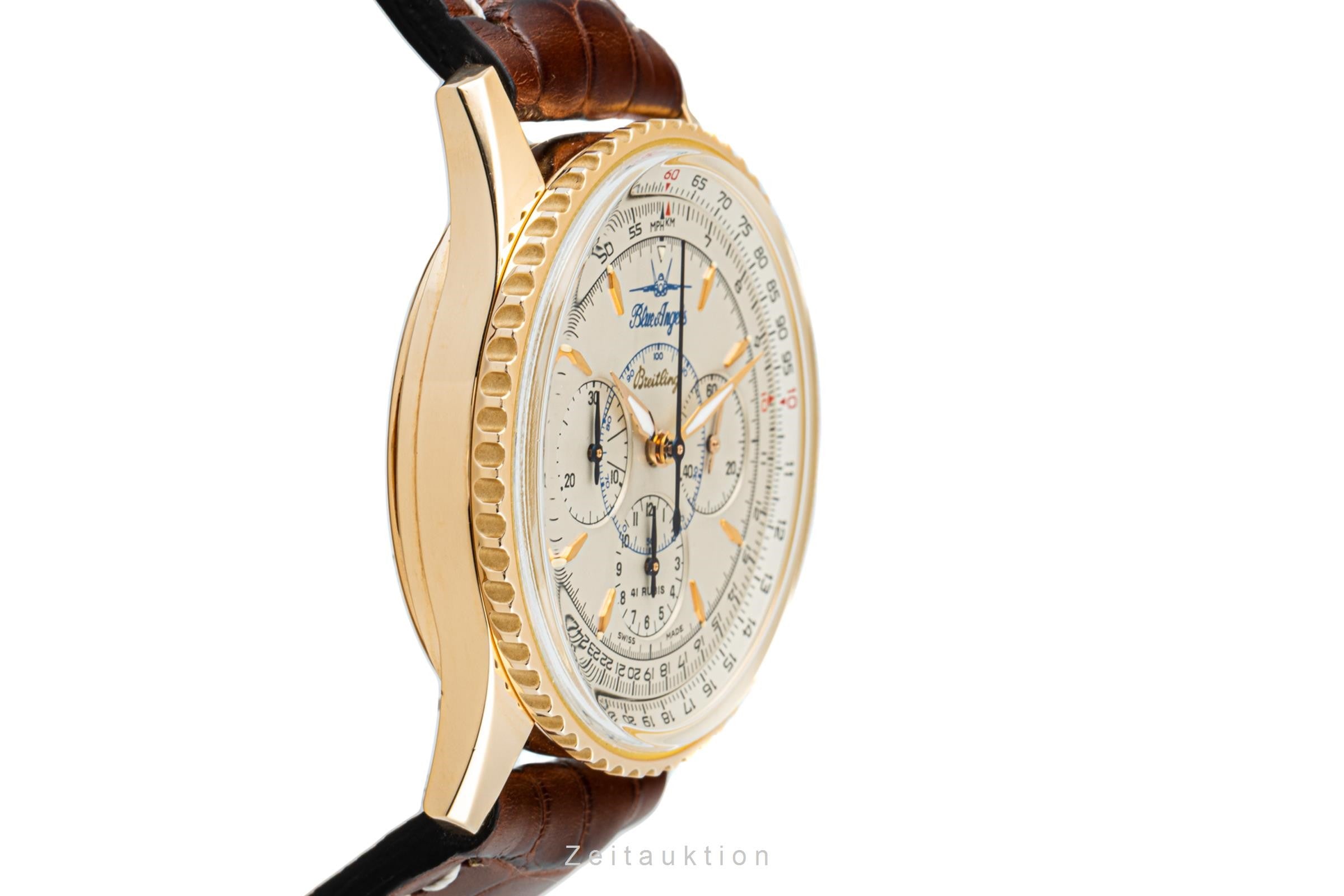 Breitling Montbrillant cronografo oro rosso 18 ct automatismo orologio da uomo H30030.1 Limited  [2204725]