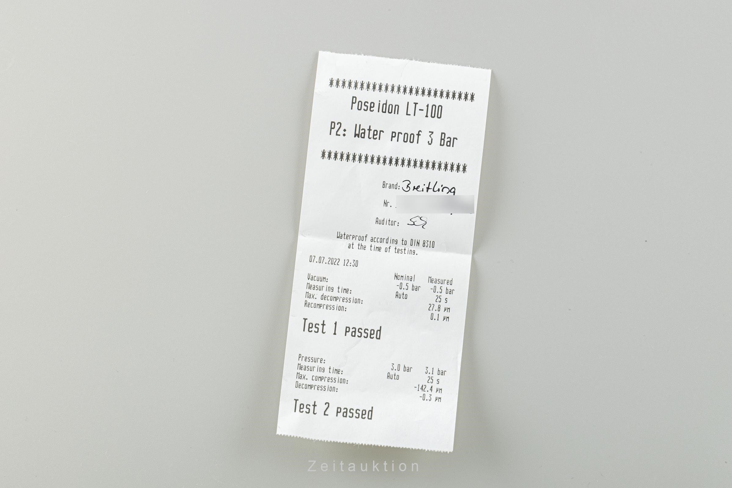 Breitling Montbrillant cronografo oro rosso 18 ct automatismo orologio da uomo H30030.1 Limited  [2204725]