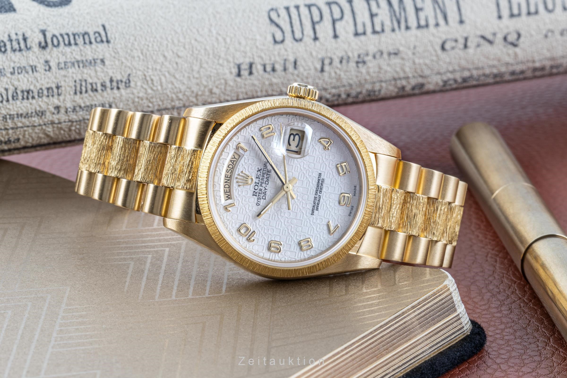 Rolex Day-Date "Jubilee Dial" 18K Gold Herrenuhr Oyster Perpetual Ref. 18038 [2204733]