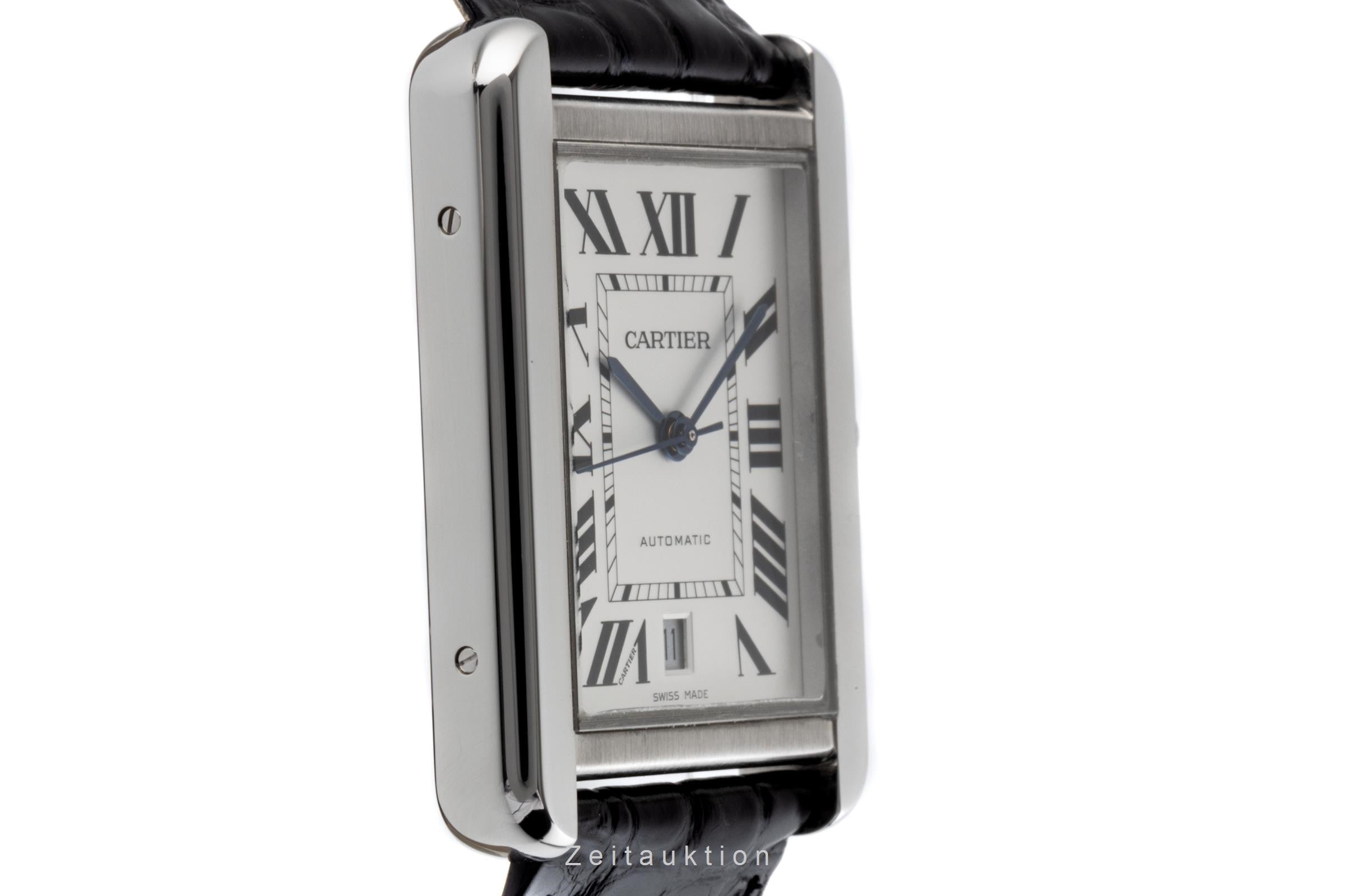 Cartier Tank acciaio automatismo orologio da uomo 3800  [2204764]