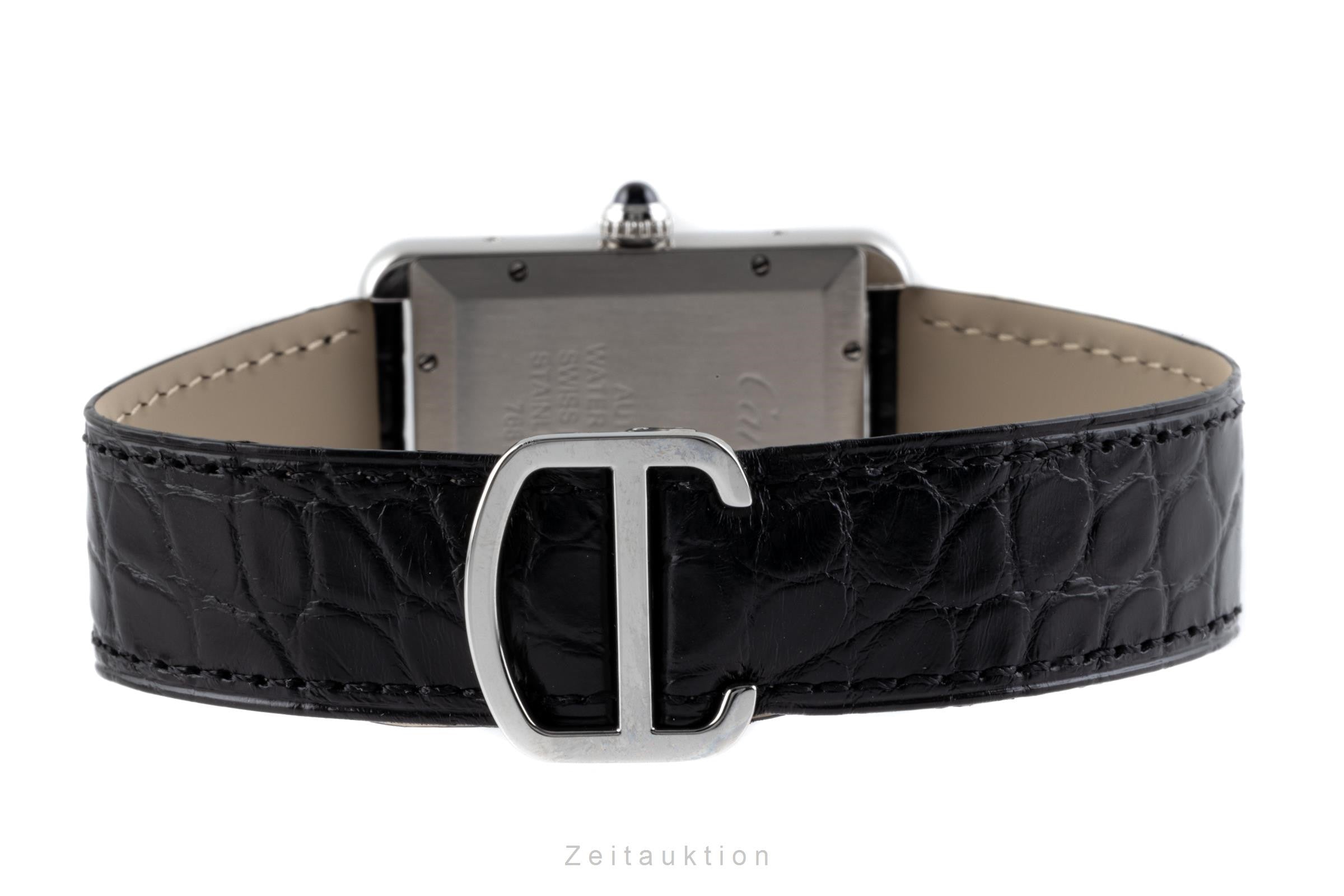 Cartier Tank acciaio automatismo orologio da uomo 3800  [2204764]