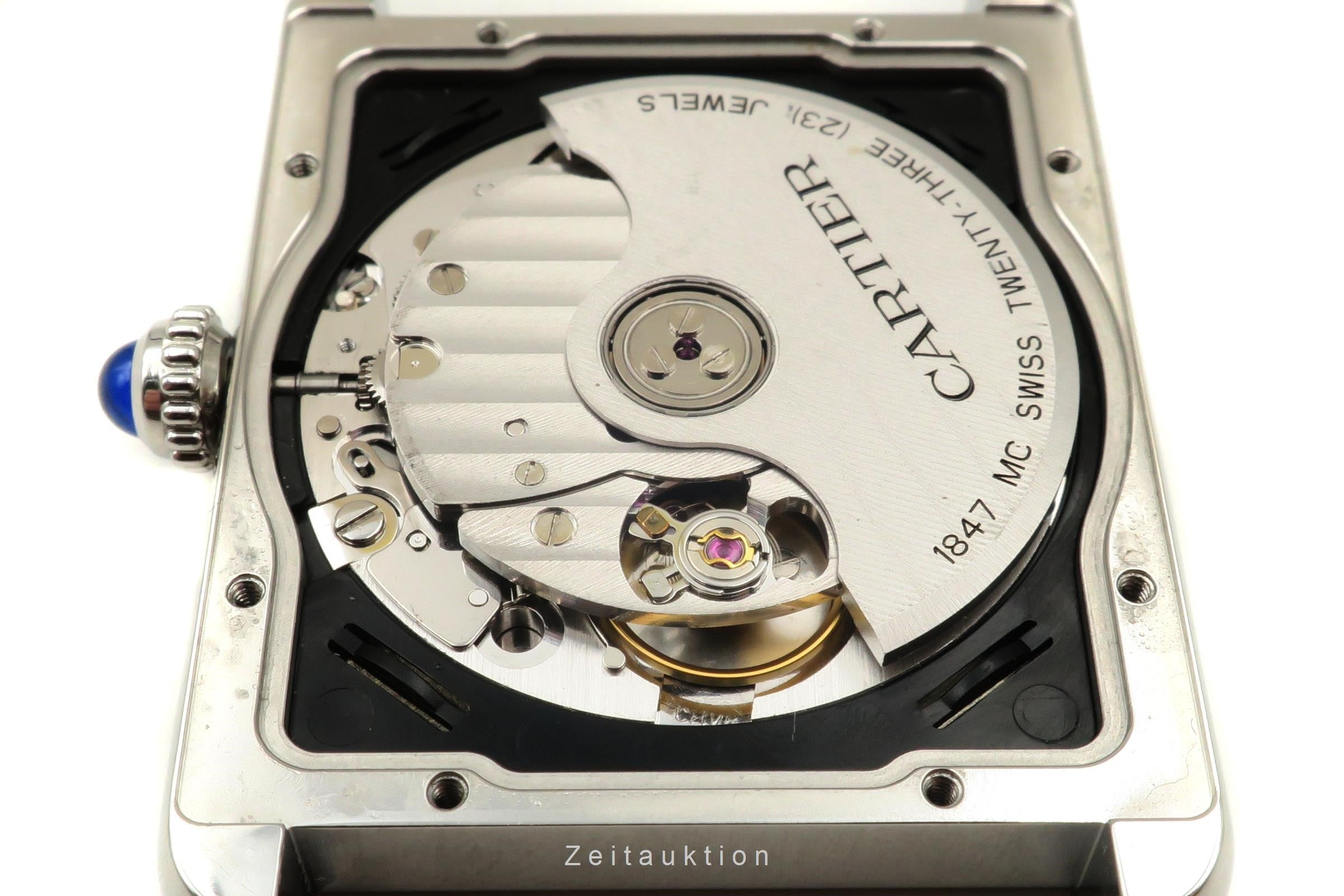 Cartier Tank acciaio automatismo orologio da uomo 3800  [2204764]