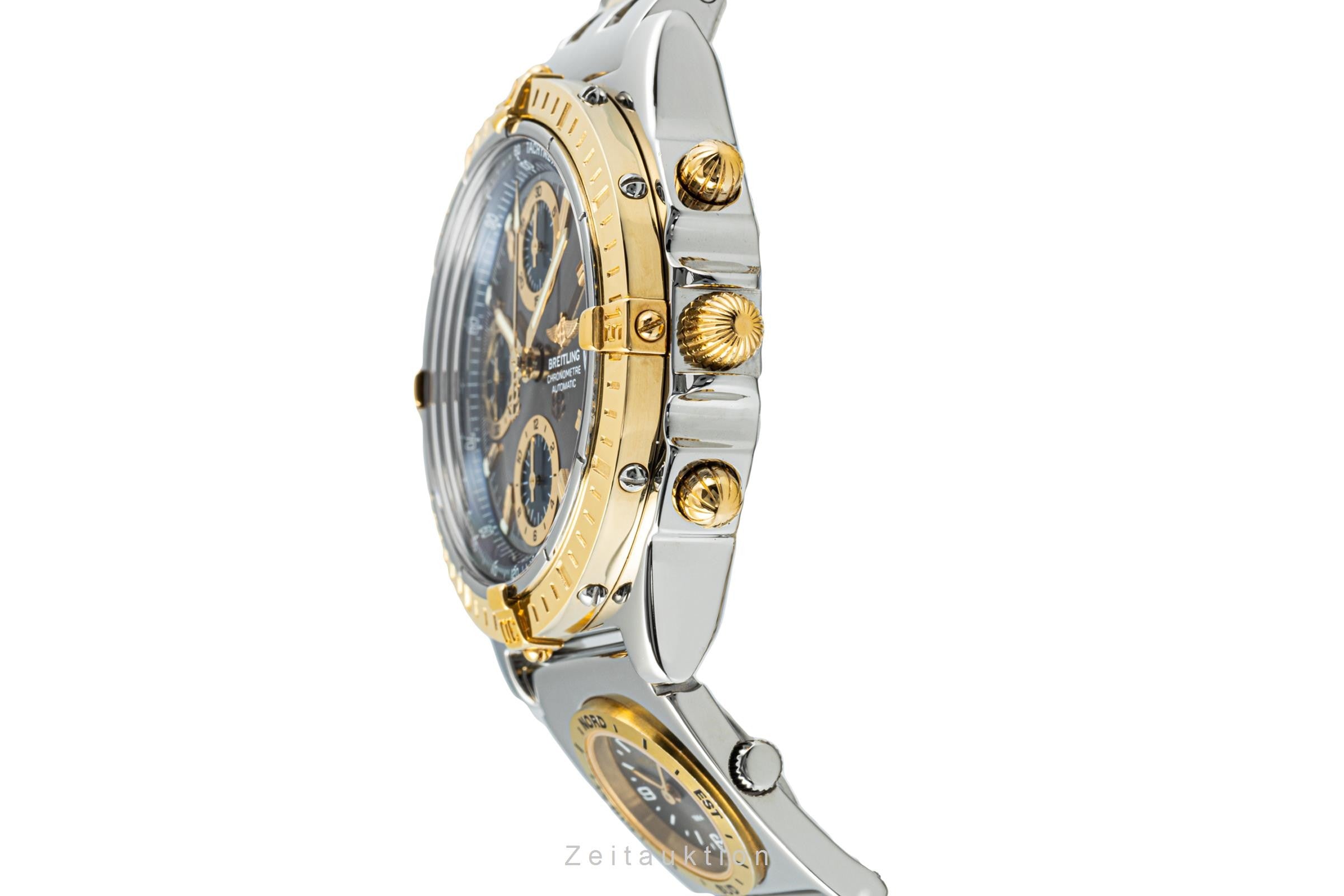 Breitling Chronomat GT Chronograph UTC Stahl / Gold Automatik Herrenuhr B13352 [2204801]