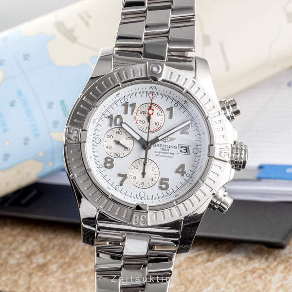 Breitling Super Avenger cronografo acciaio automatismo orologio da uomo A13370  [2204846]