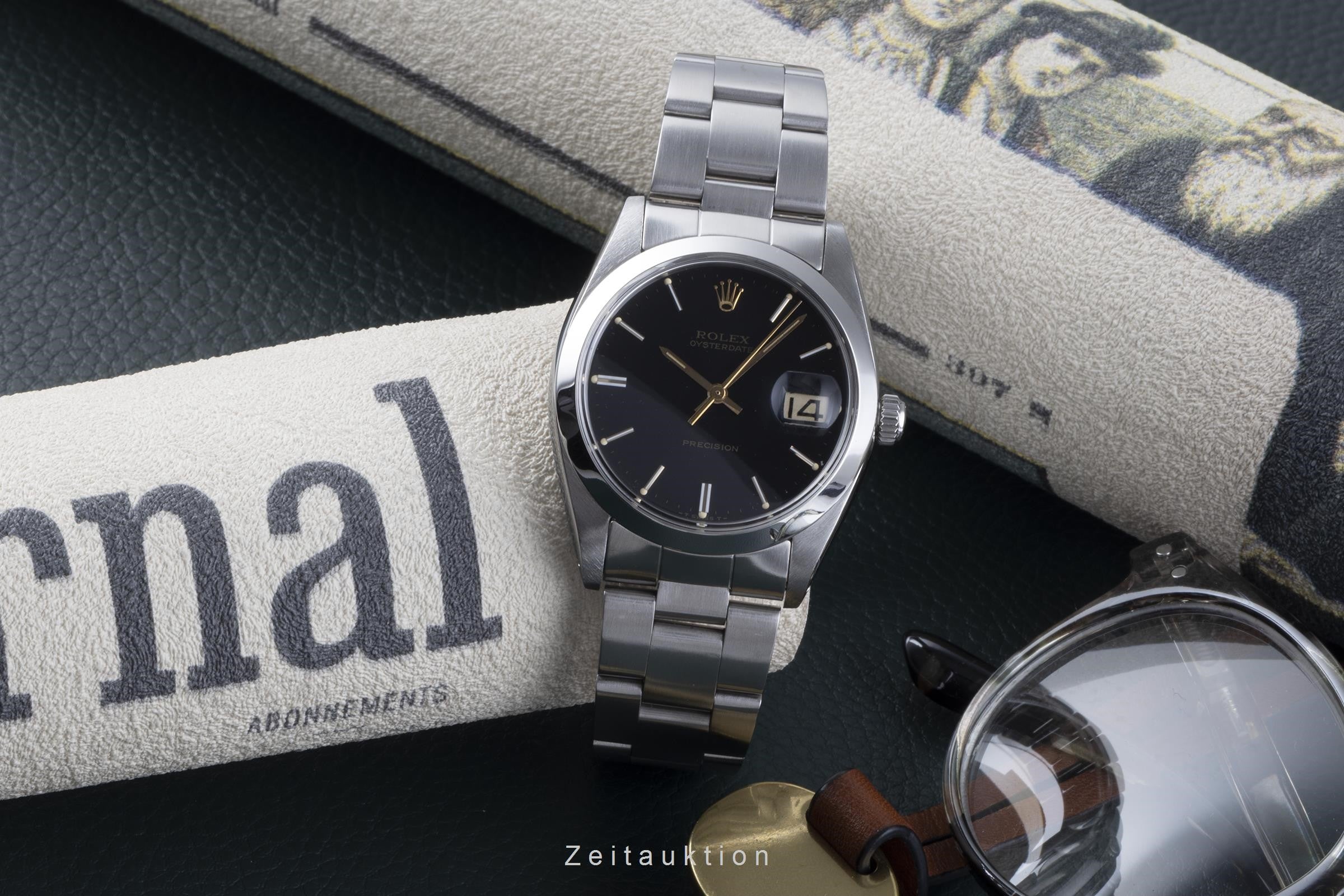 Rolex Oysterdate Precision Handaufzug Edelstahl Herrenuhr Ref. 6694 [2204858]