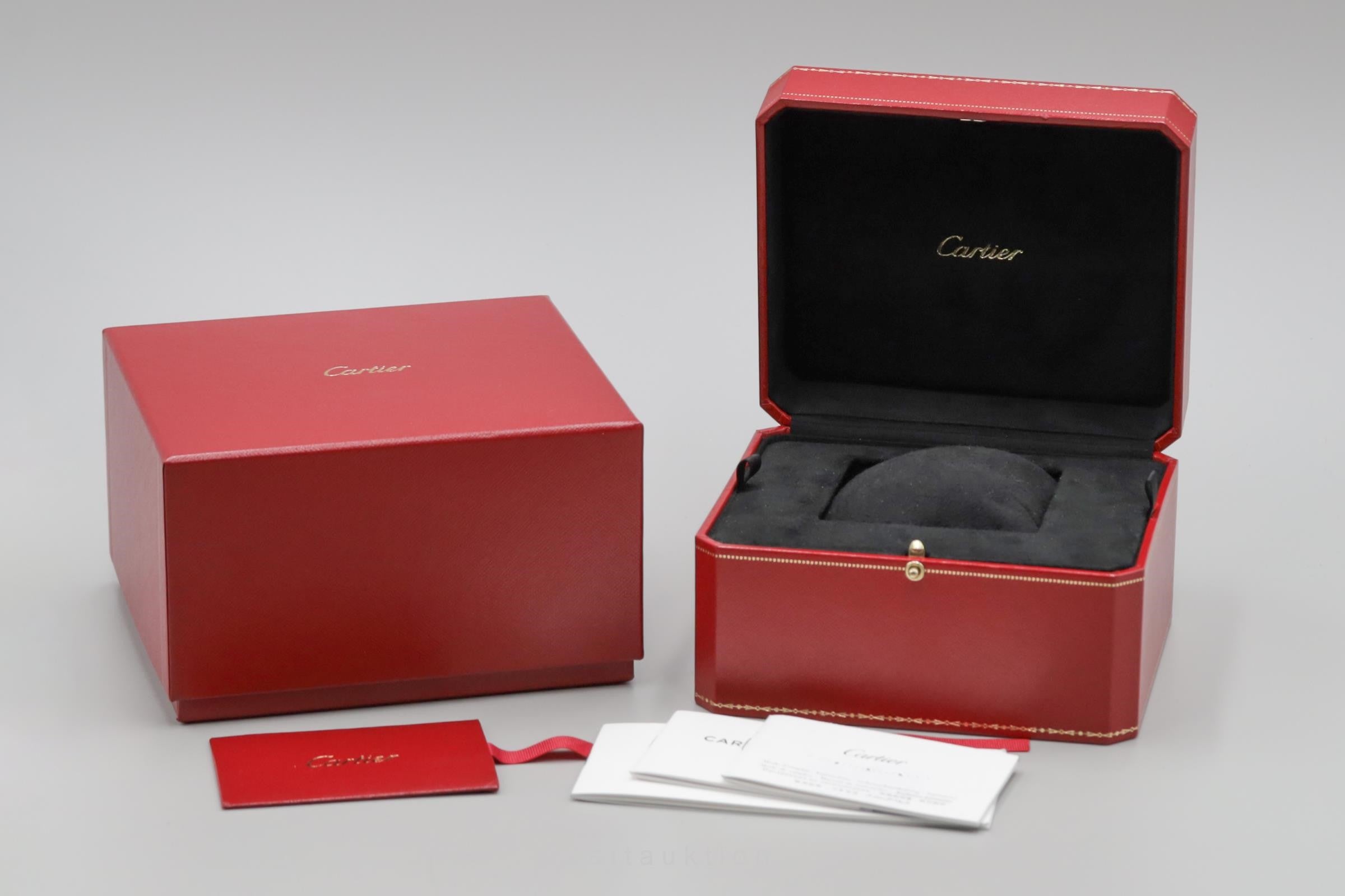 Cartier Santos 18 ct red gold automatic men's watch 4074, WGSA0012  [2204910]