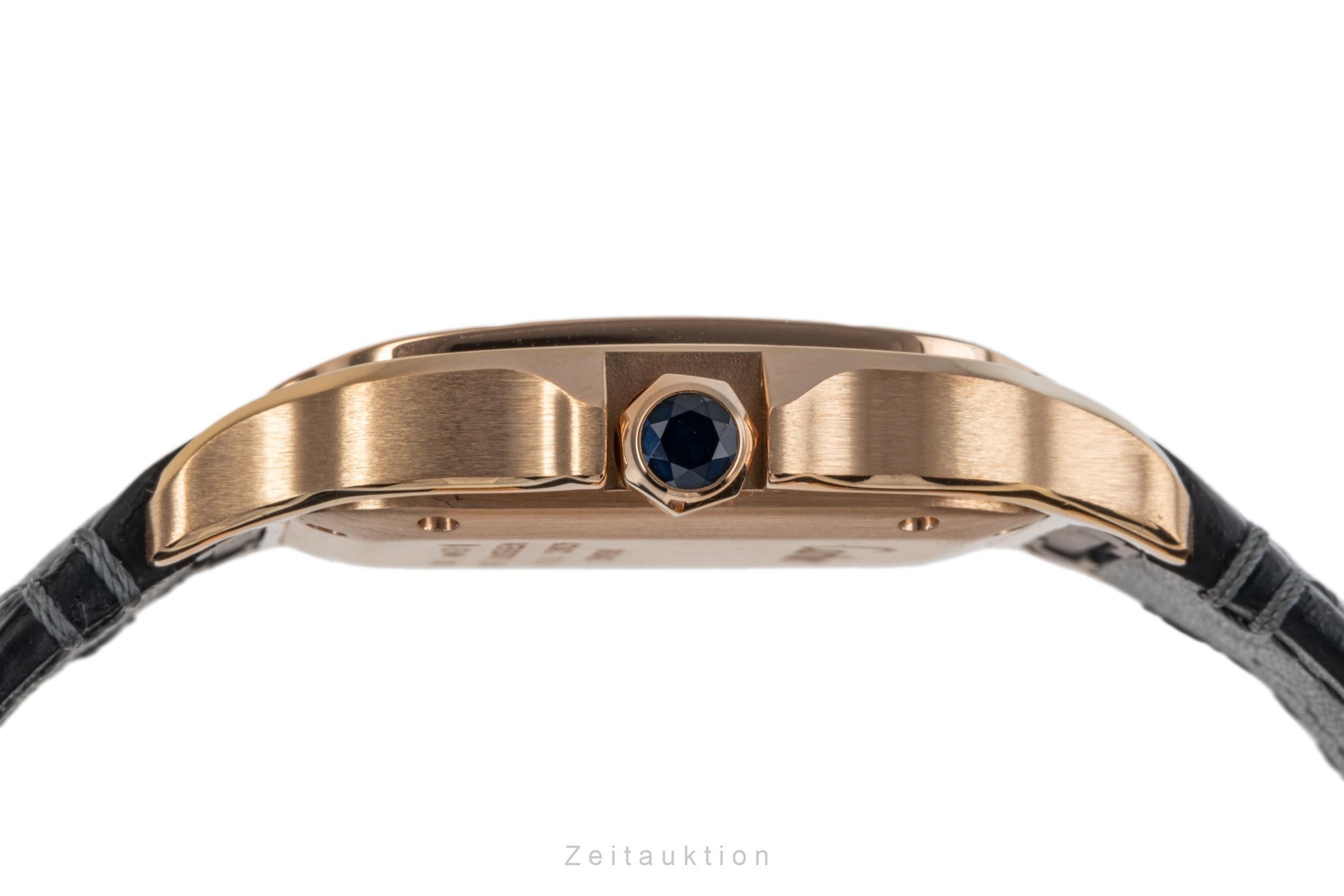 Cartier Santos 18 ct red gold automatic men's watch 4074, WGSA0012  [2204910]