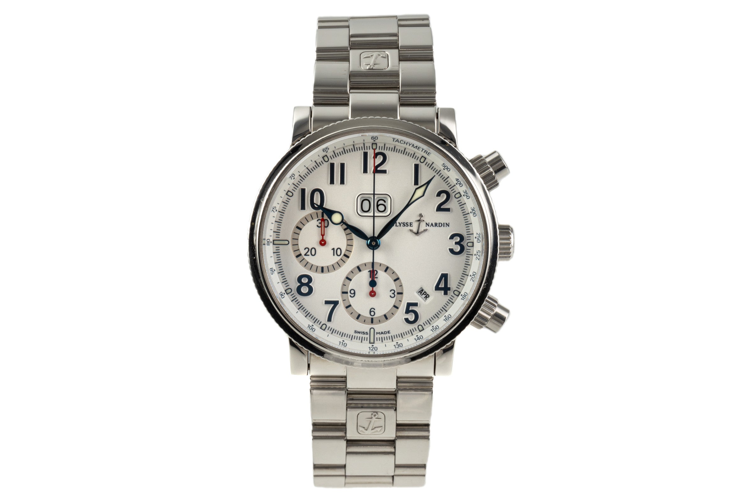 Ulysse Nardin Marine Chronograph Stahl Automatik Herrenuhr Ref. 513-22  [2204915]