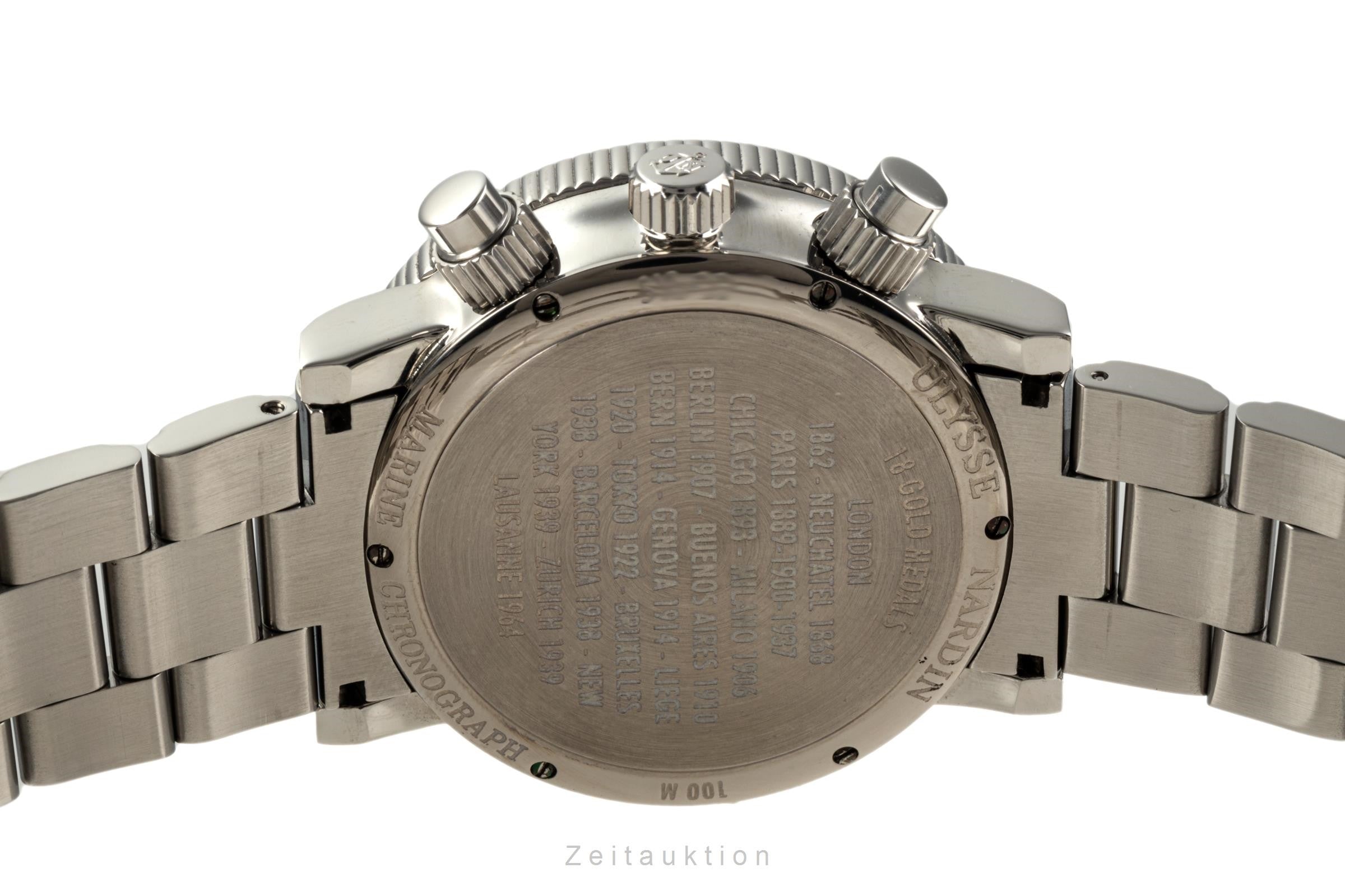 Ulysse Nardin Marine Chronograph Stahl Automatik Herrenuhr Ref. 513-22  [2204915]