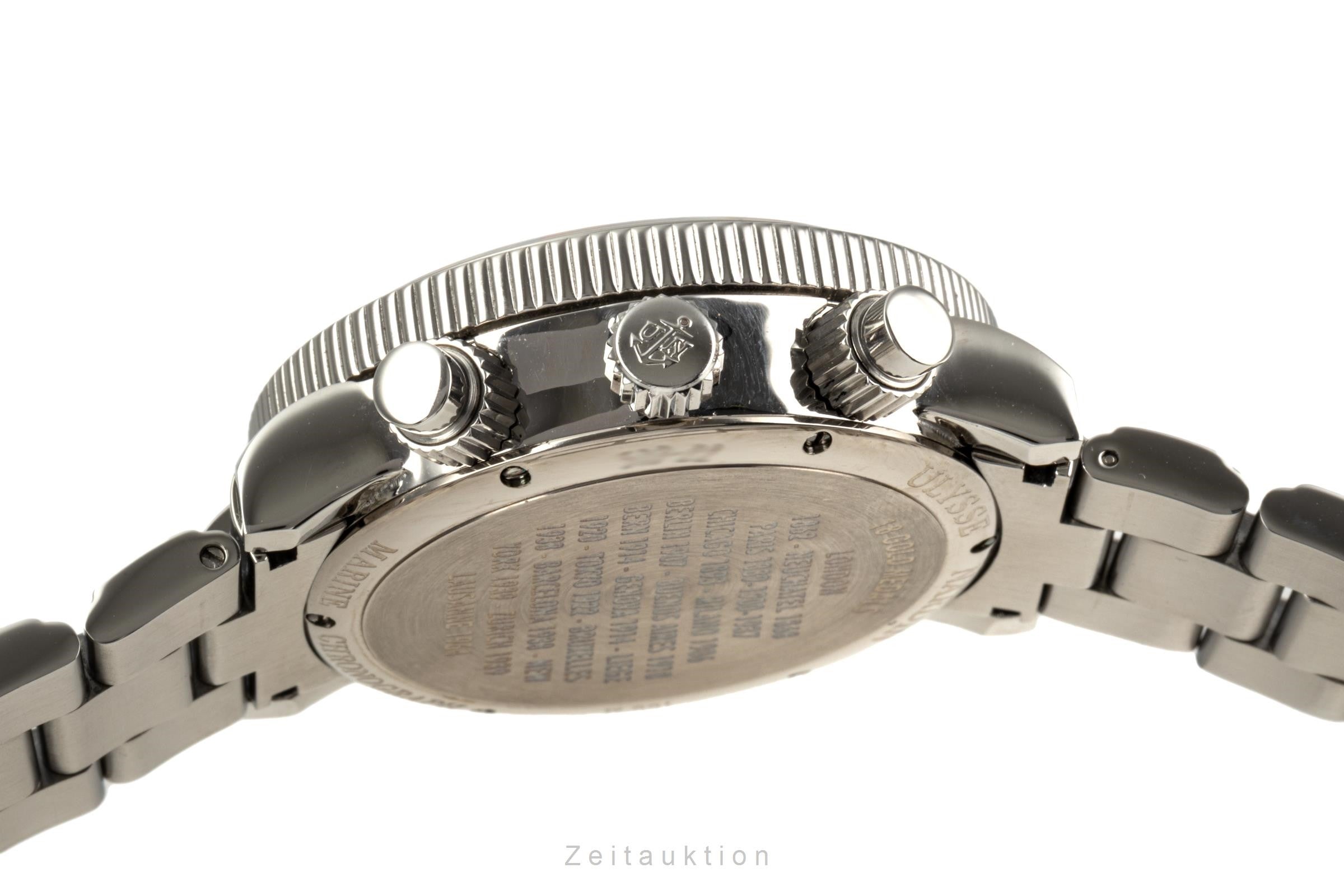 Ulysse Nardin Marine Chronograph Stahl Automatik Herrenuhr Ref. 513-22  [2204915]